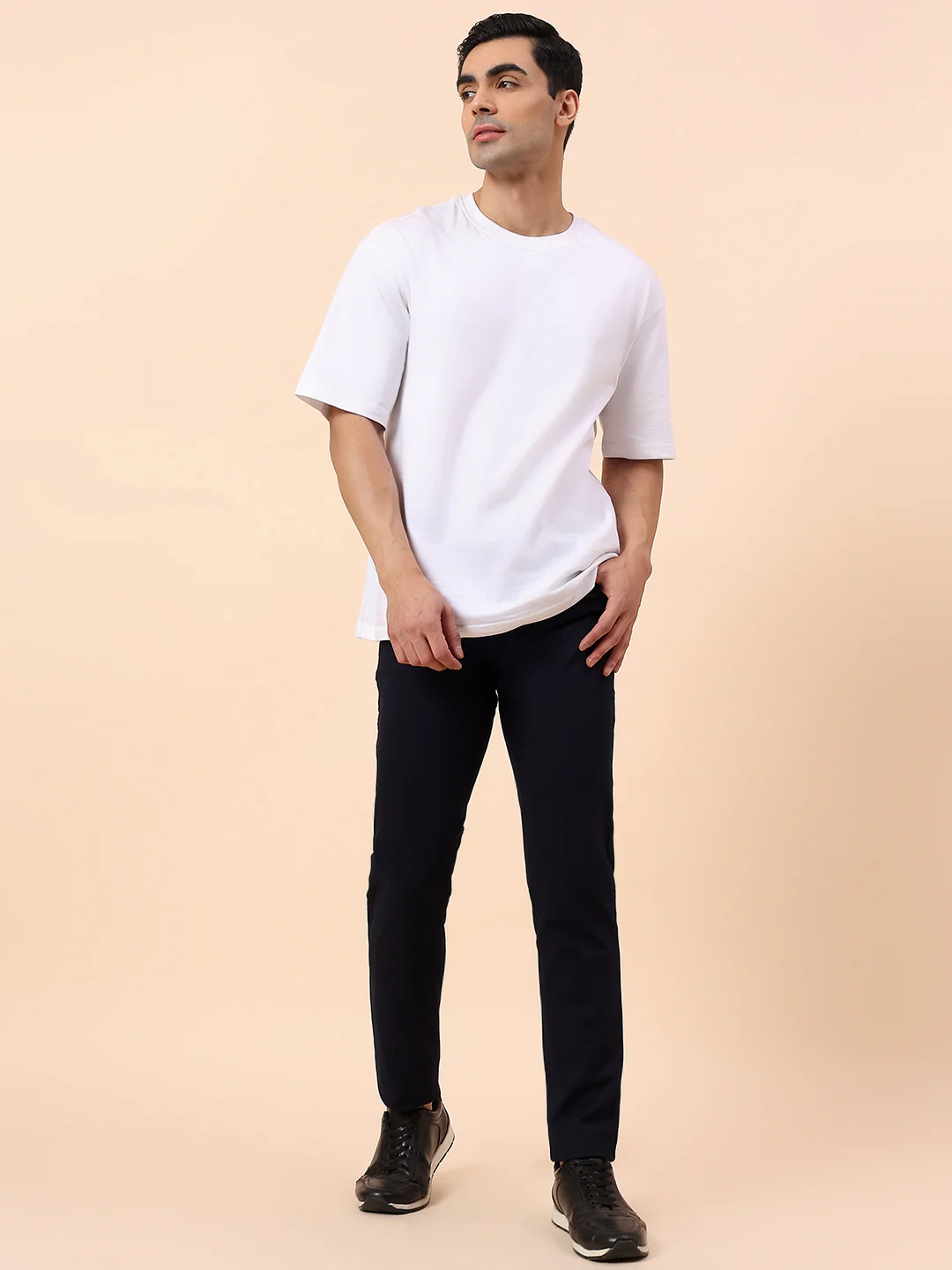 Denim Jeans for Men | Breathable & Soft with Color Fastness Straight Fit Poly Cotton Fabric Solid Pattern Button Closure - Image 8