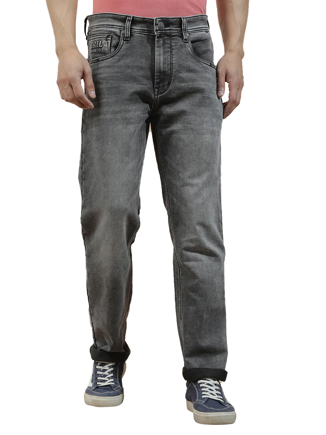 Denim Jeans for Men l Breathable & Soft with Color Fastness Slim Fit Polycotton Fabric Solid Pattern - Image 8