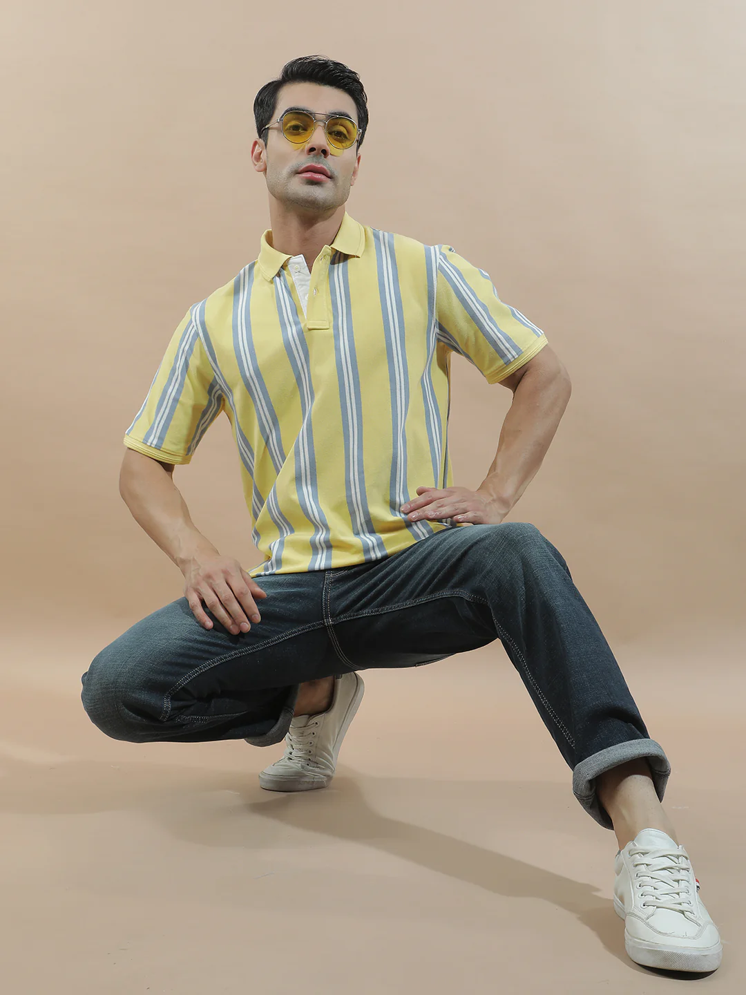Denim Jeans for Men l Breathable & Soft with Color Fastness Slim Fit Polycotton Fabric Solid Pattern - Image 3
