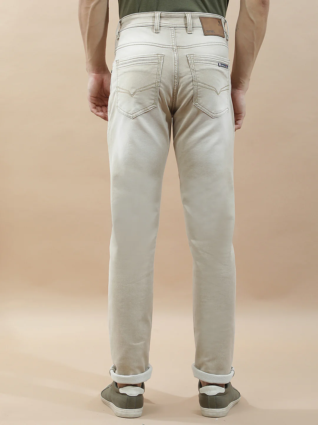 Denim Jeans for Men l Breathable & Soft with Color Fastness Slim Fit Polycotton Fabric Solid Pattern - Image 4