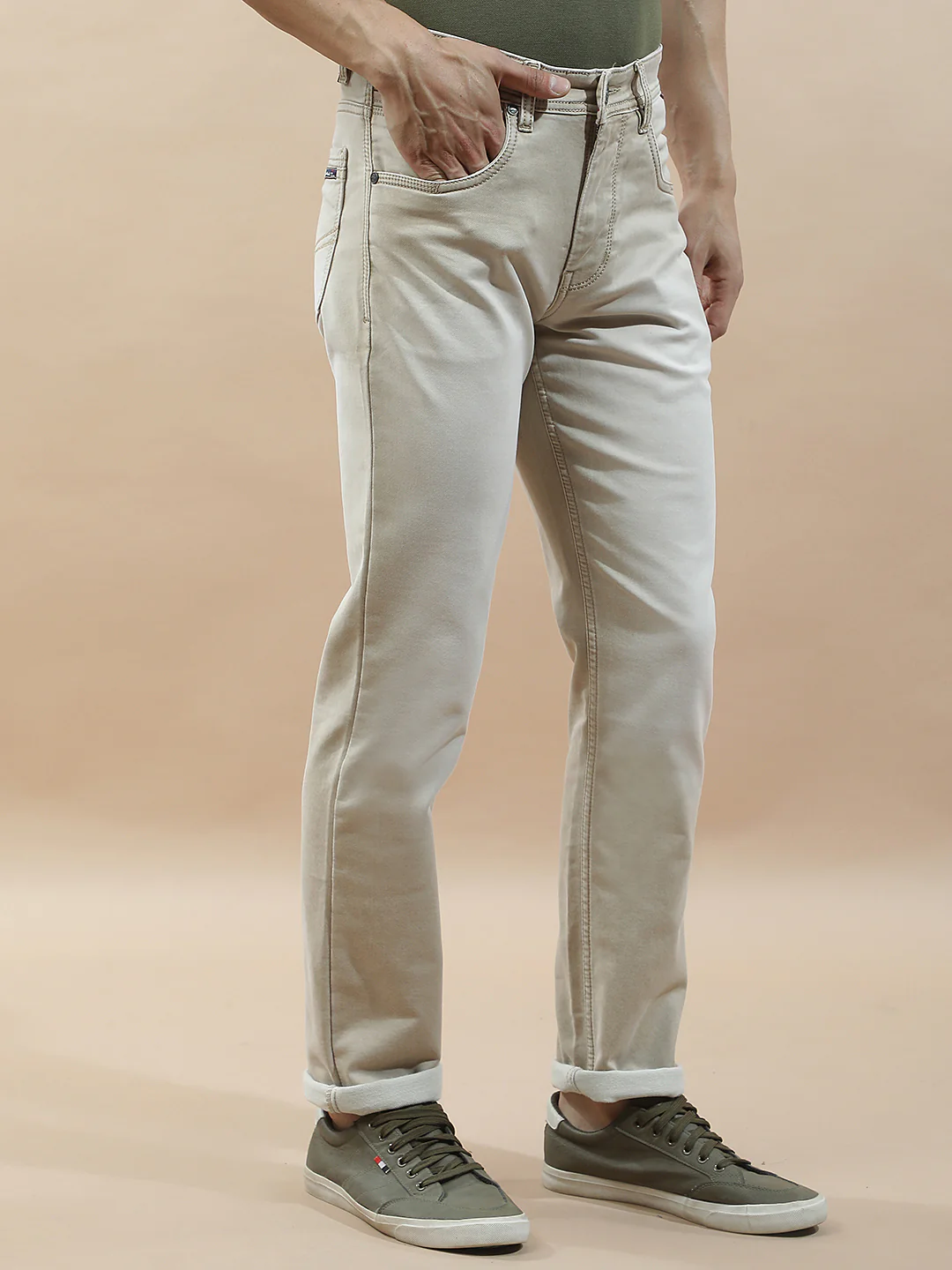 Denim Jeans for Men l Breathable & Soft with Color Fastness Slim Fit Polycotton Fabric Solid Pattern - Image 8
