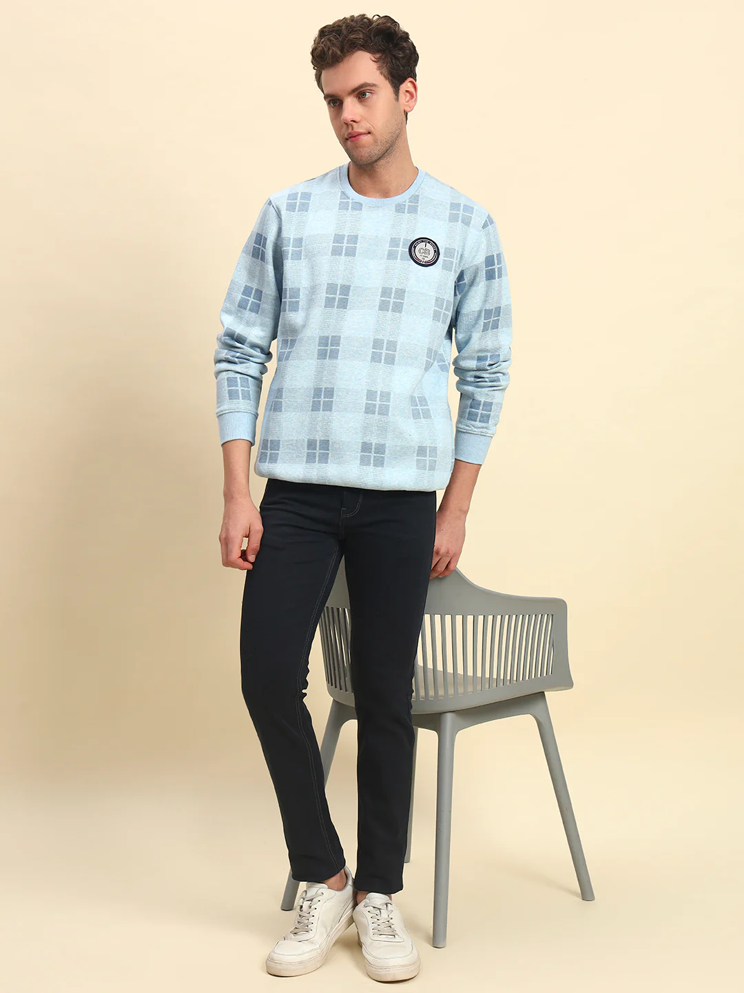 Denim Jeans for Men | Breathable & Soft with Color Fastness Straight Fit Poly Cotton Fabric Solid Pattern Button Closure - Image 8
