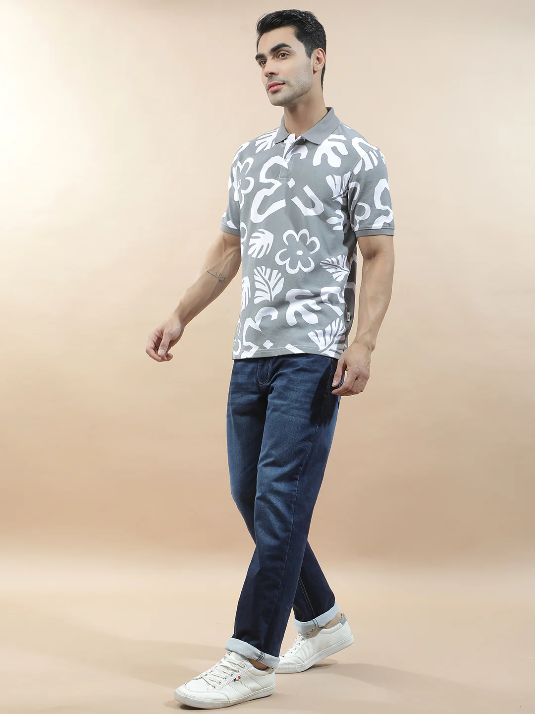 Denim Jeans for Men l Breathable & Soft with Color Fastness Straight Fit Polycotton Fabric Solid Pattern - Image 2