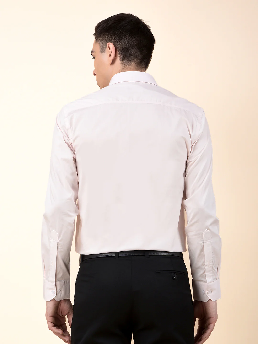 Formal Shirt for Men | Breathable & Soft with Color Fastness Regular Cotton Fabric Solid Pattern - Image 4