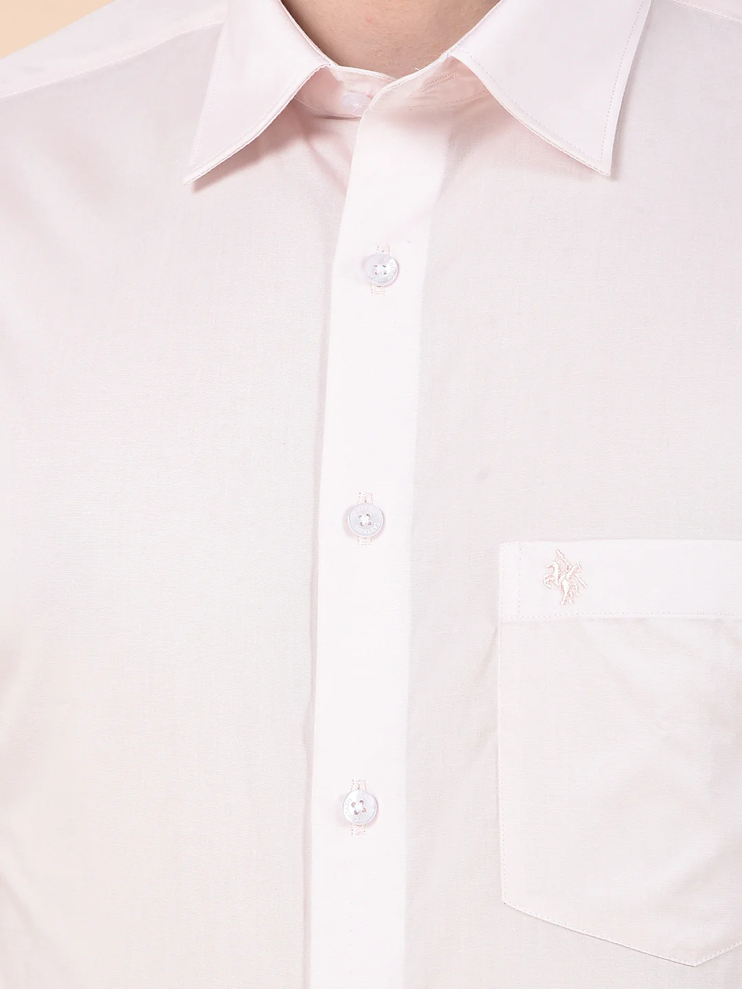 Formal Shirt for Men | Breathable & Soft with Color Fastness Regular Cotton Fabric Solid Pattern - Image 7