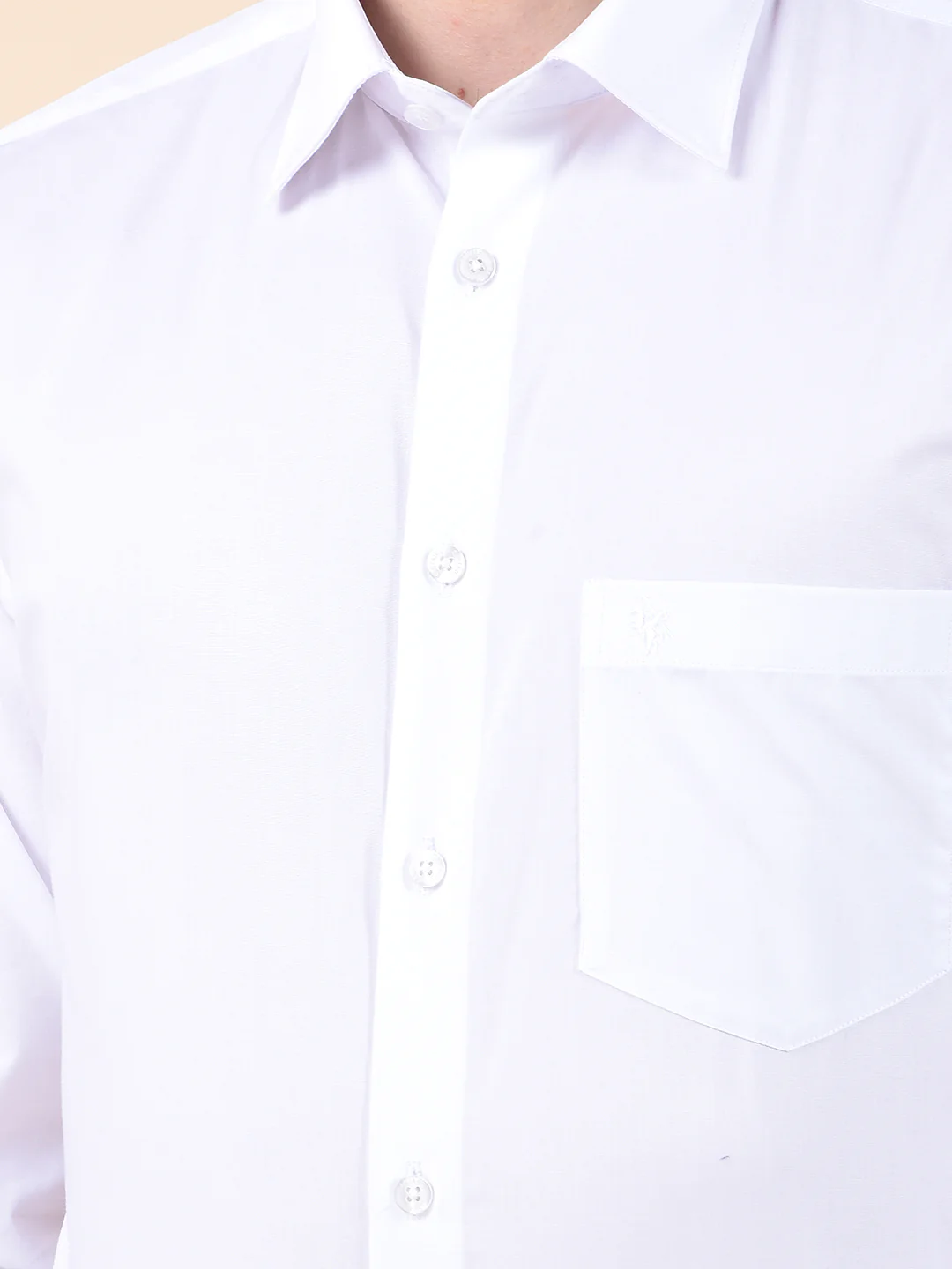Formal Shirt for Men | Breathable & Soft with Color Fastness Regular Cotton Fabric Solid Pattern - Image 7