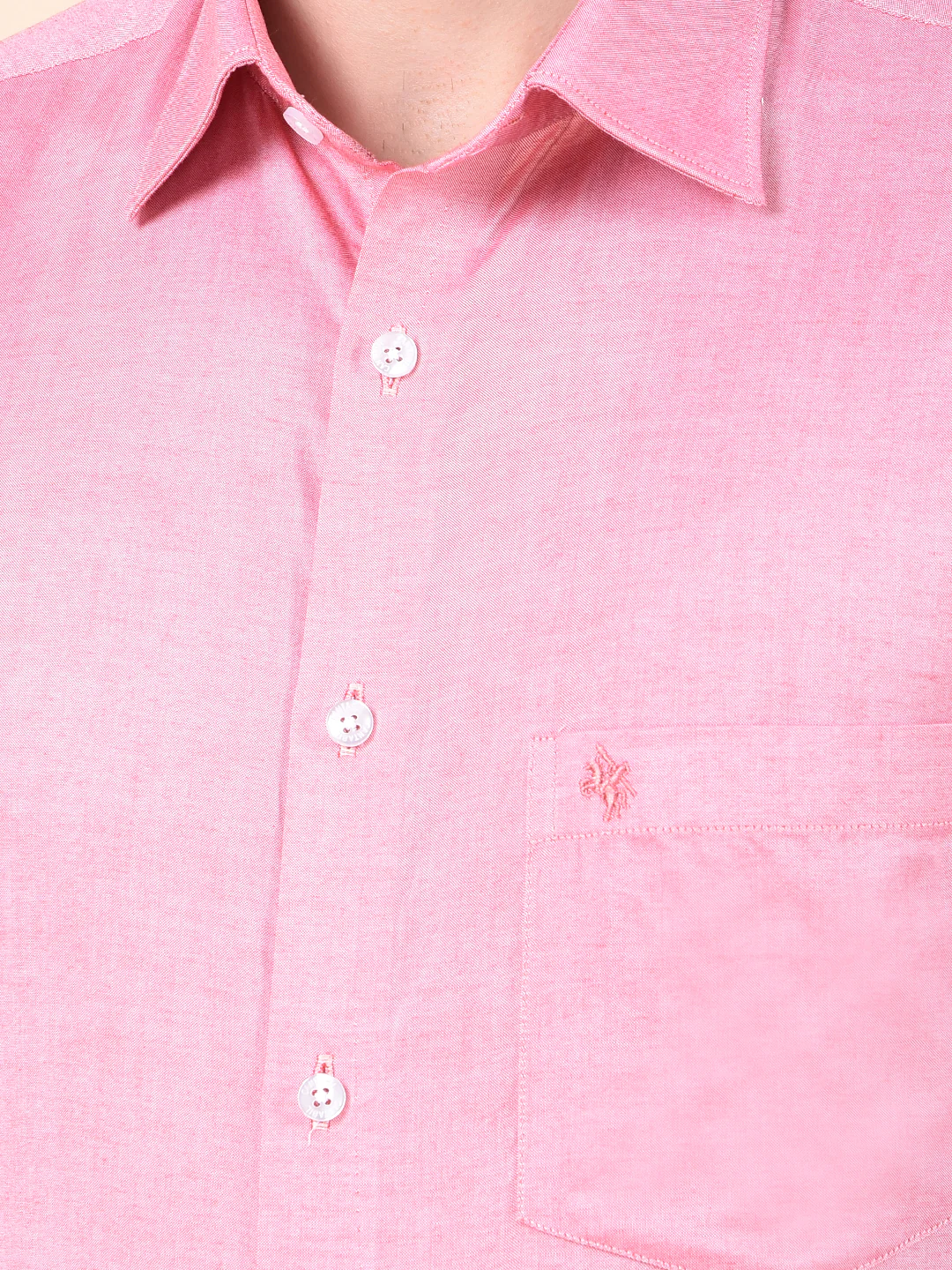 Formal Shirt for Men | Breathable & Soft with Color Fastness Regular Cotton Fabric Solid Pattern - Image 7