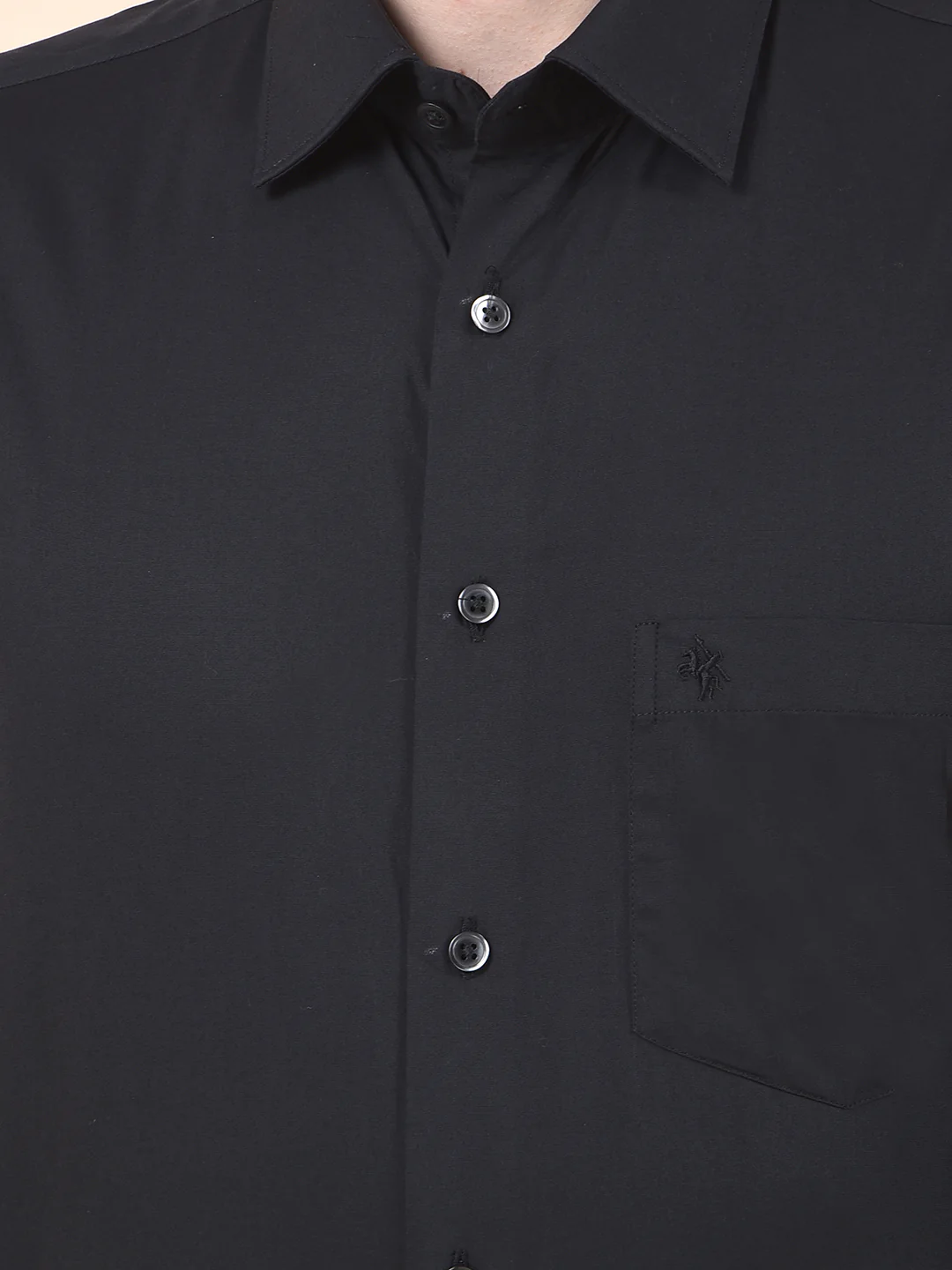 Formal Shirt for Men | Breathable & Soft with Color Fastness Regular Cotton Fabric Solid Pattern - Image 7