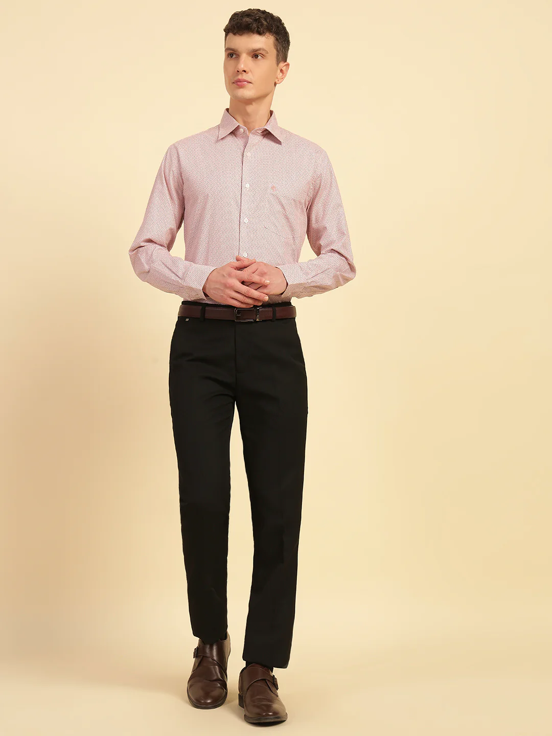Formal Shirt for Men | Breathable & Soft with Color Fastness Regular Fit Cotton Fabric Printed Pattern - Image 6