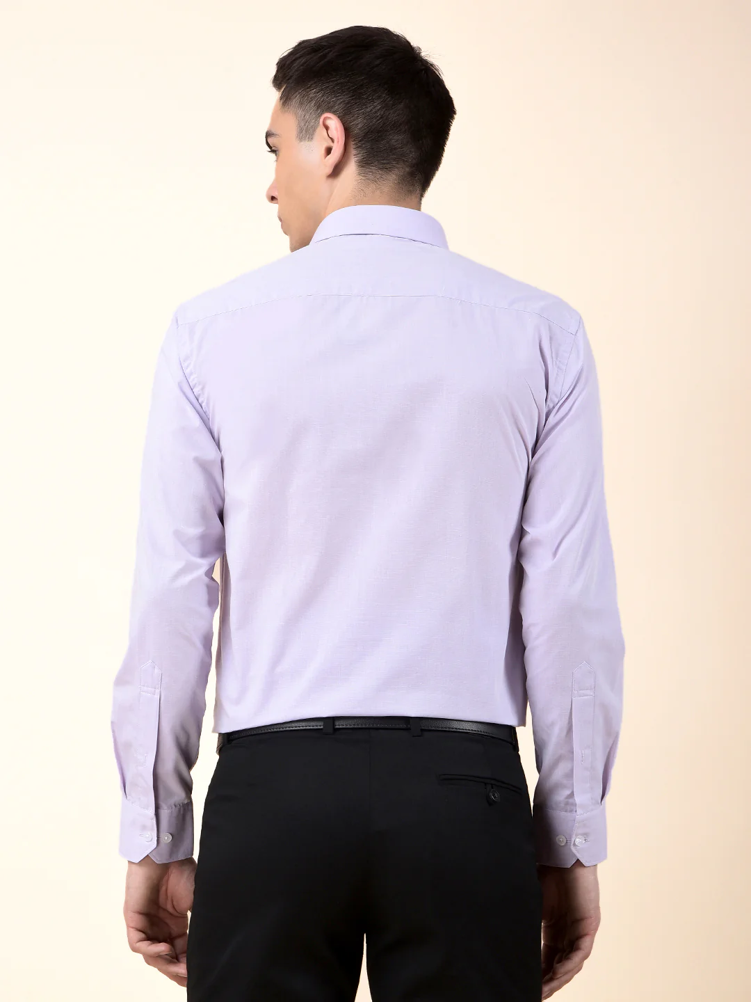 Formal Shirt for Men | Breathable & Soft with Color Fastness Regular Poly Cotton Fabric Solid Pattern - Image 4