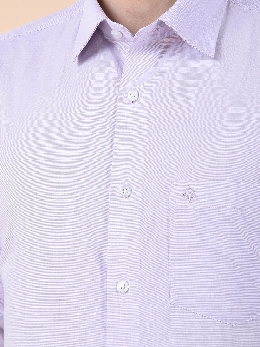 Formal Shirt for Men | Breathable & Soft with Color Fastness Regular Poly Cotton Fabric Solid Pattern - Image 7