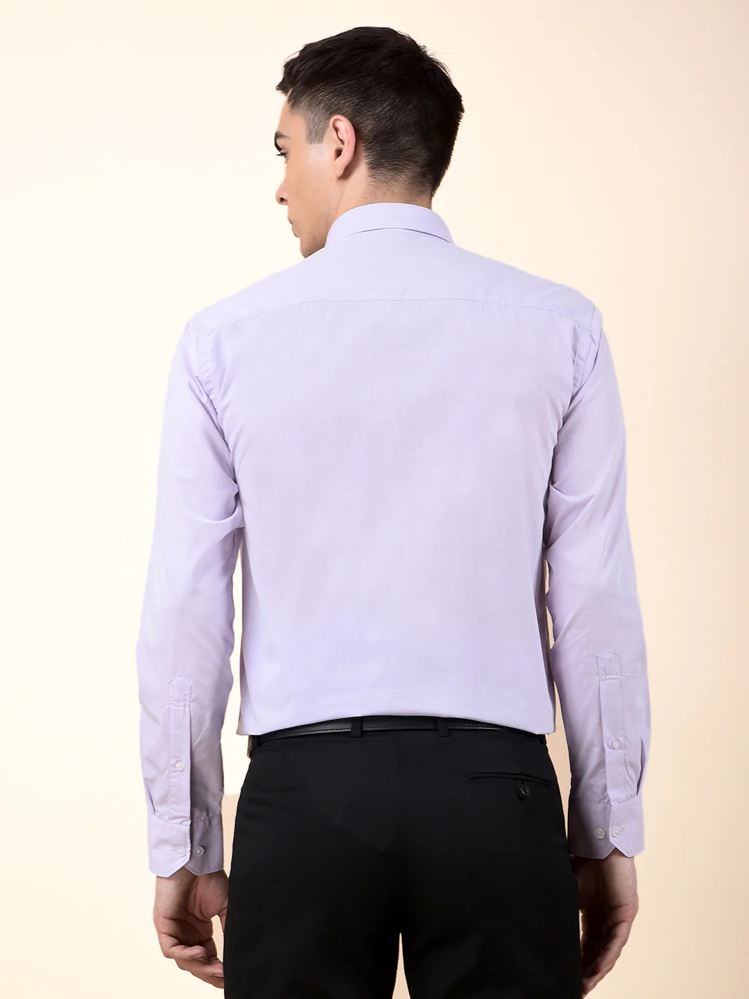 Formal Shirt for Men | Breathable & Soft with Color Fastness Regular Poly Cotton Fabric Solid Pattern - Image 4
