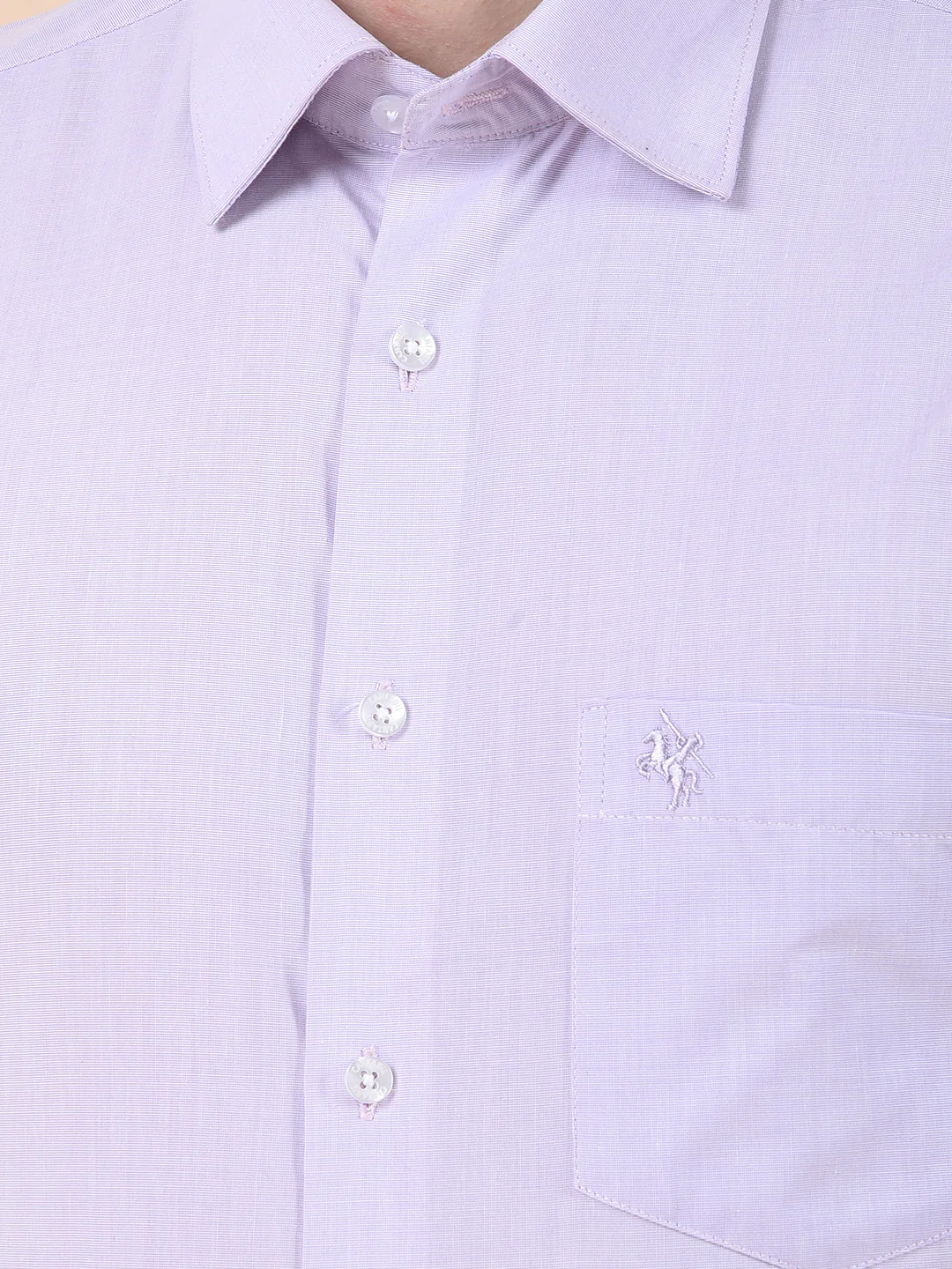 Formal Shirt for Men | Breathable & Soft with Color Fastness Regular Poly Cotton Fabric Solid Pattern - Image 7