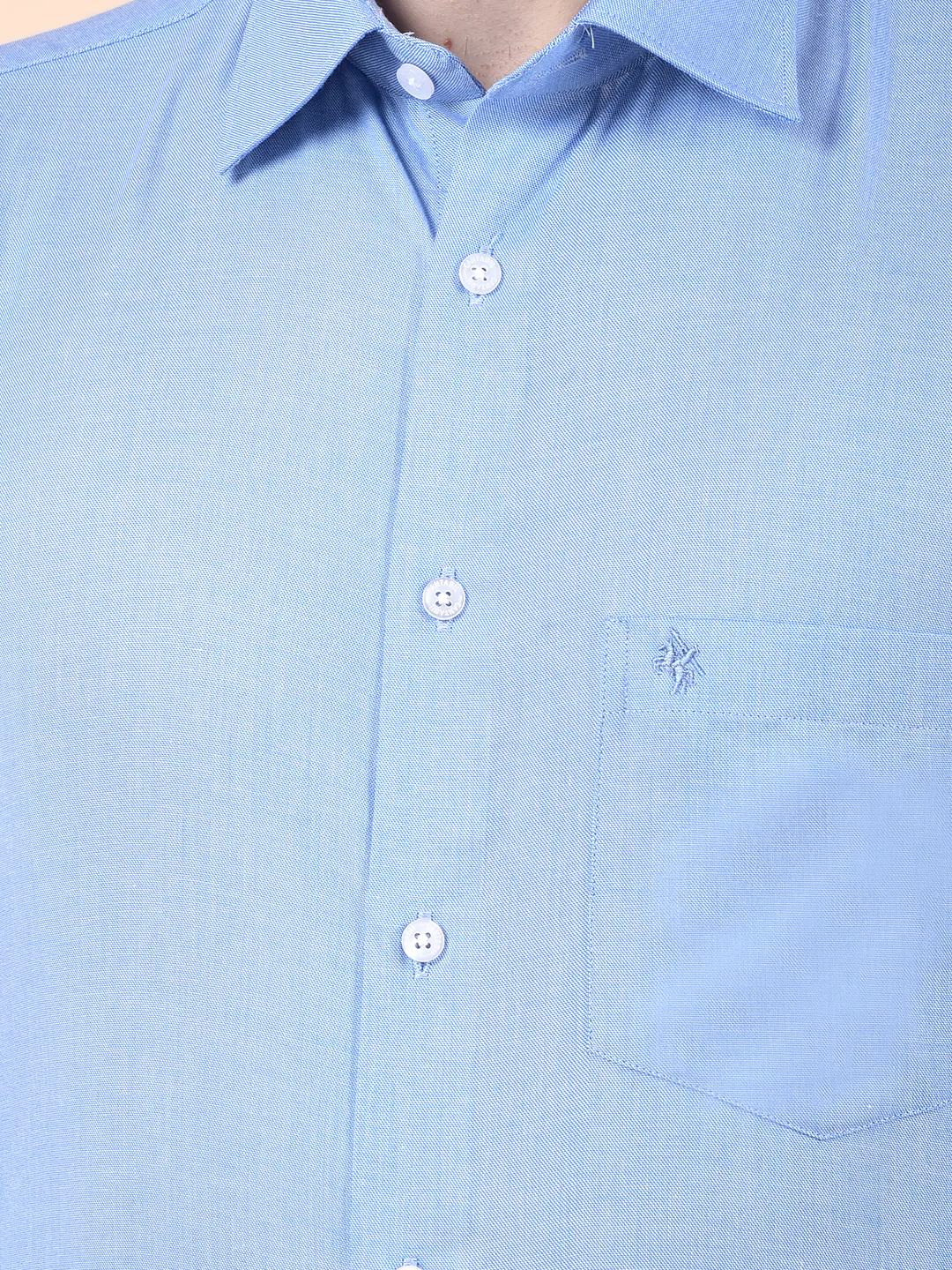 Formal Shirt for Men | Breathable & Soft with Color Fastness Regular Poly Cotton Fabric Solid Pattern - Image 7