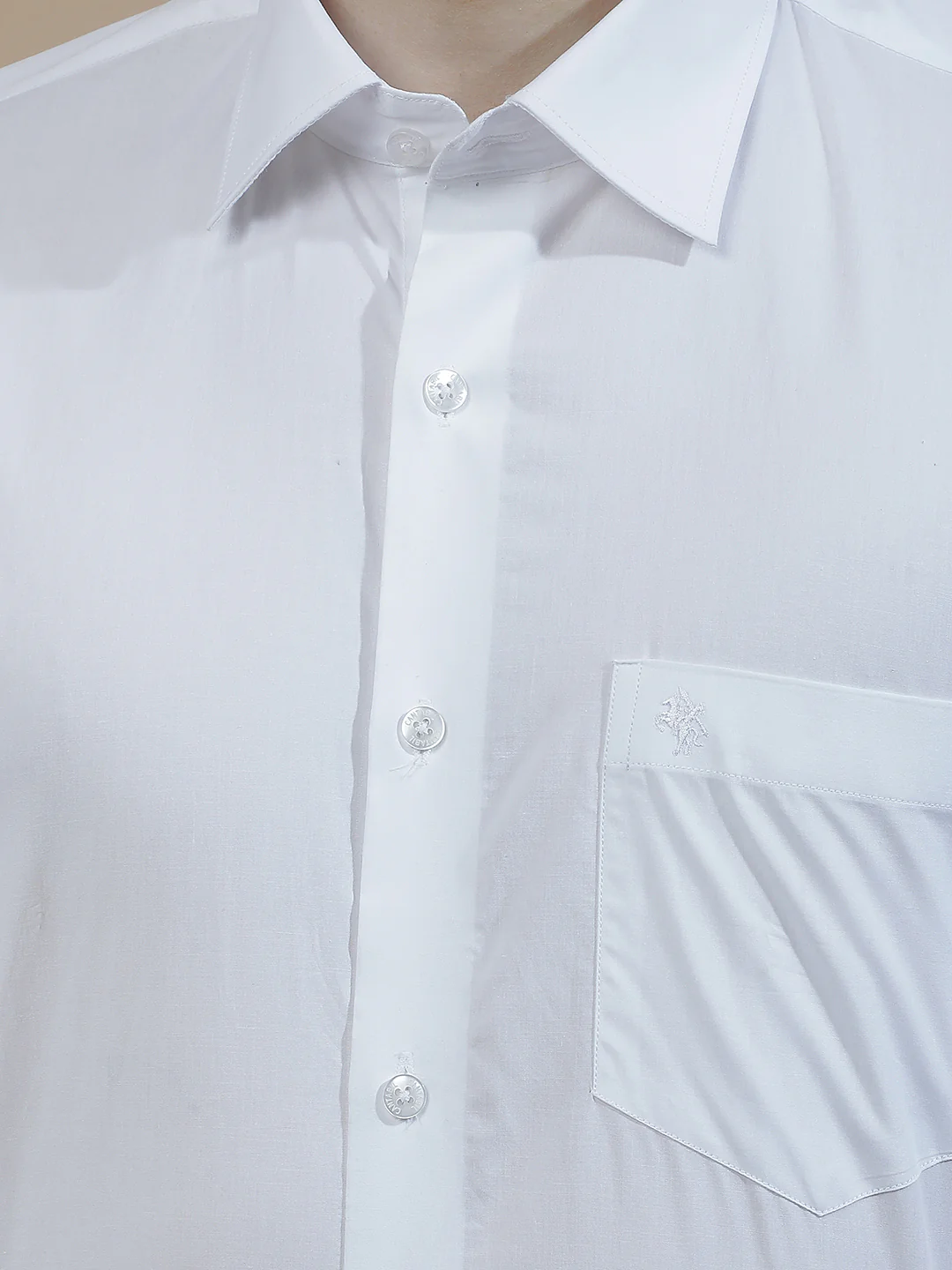 Formal Shirt for Men l Breathable & Soft with Color Fastness Regular Fit  Cotton Fabric Solid Pattern - Image 7