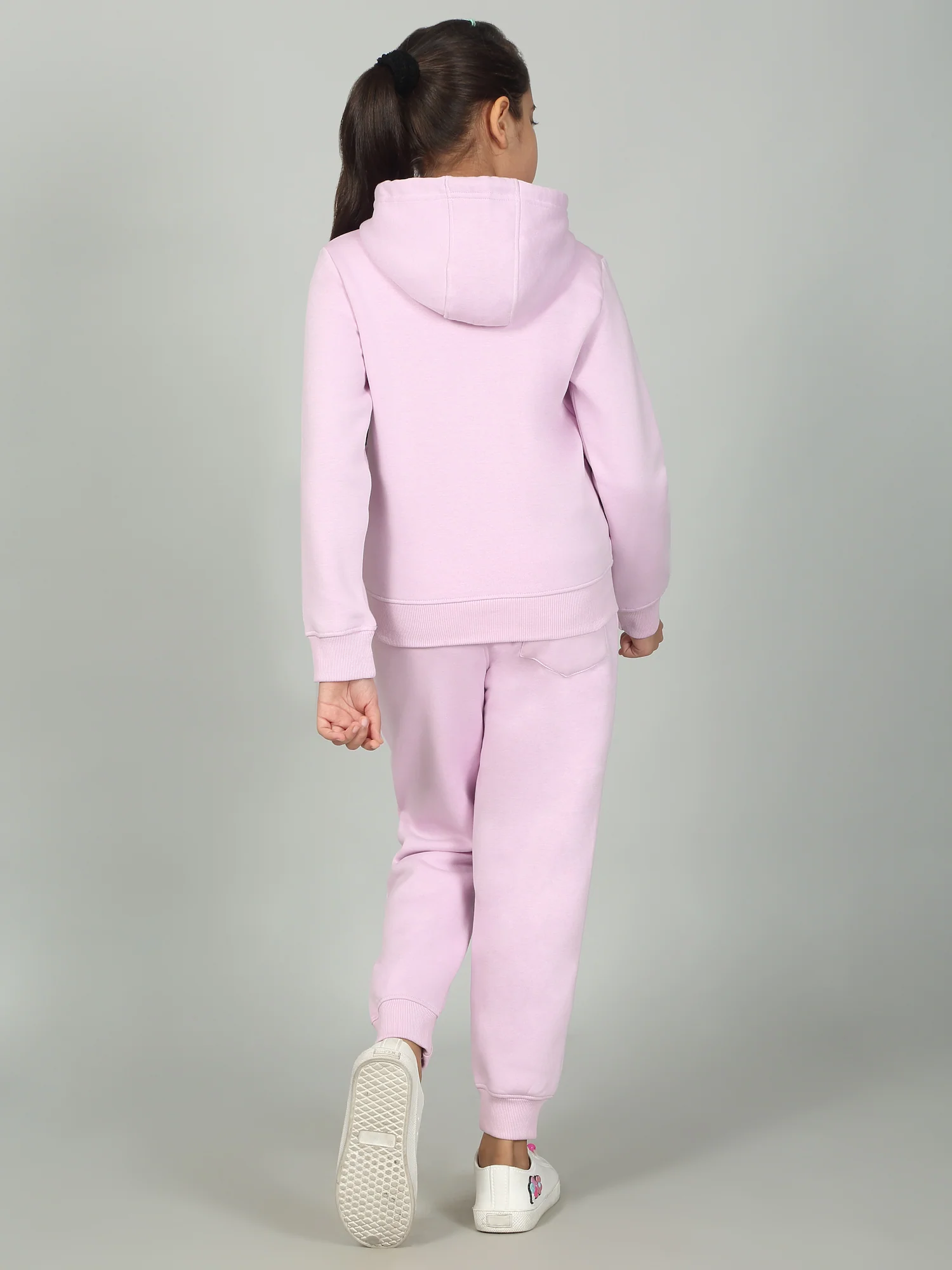 Girl's Lavender Printed Co-Ord Set - Image 6
