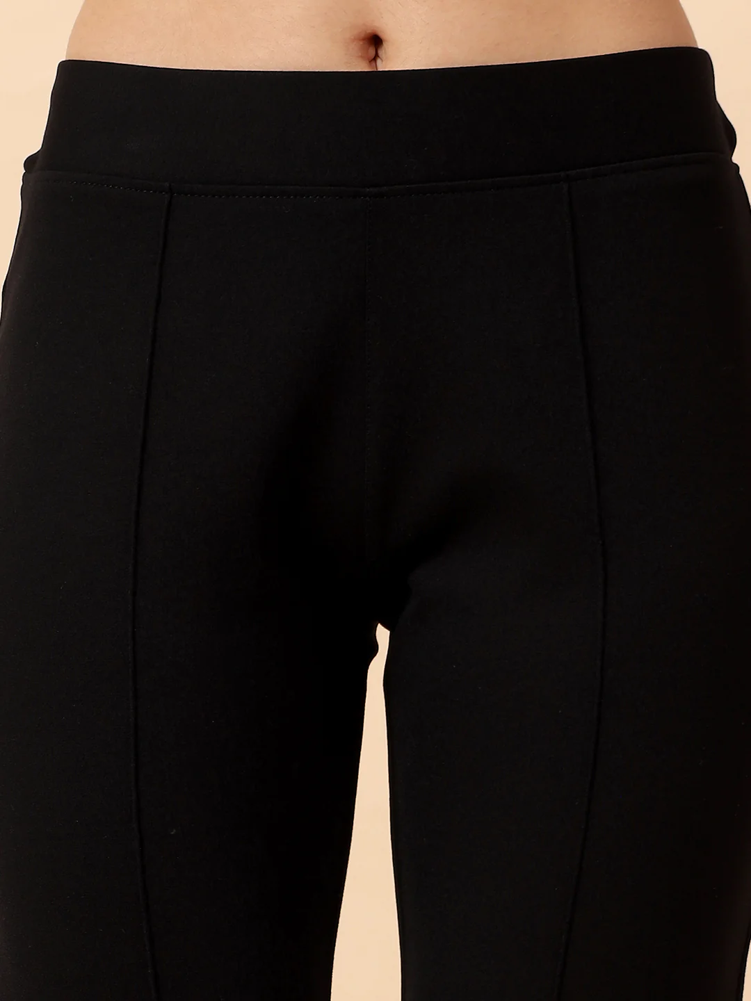 Jegging for Women | Breathable & Soft with Color Fastness Regular Fit Knitted Fabric Solid Pattern Elasticated - Image 7