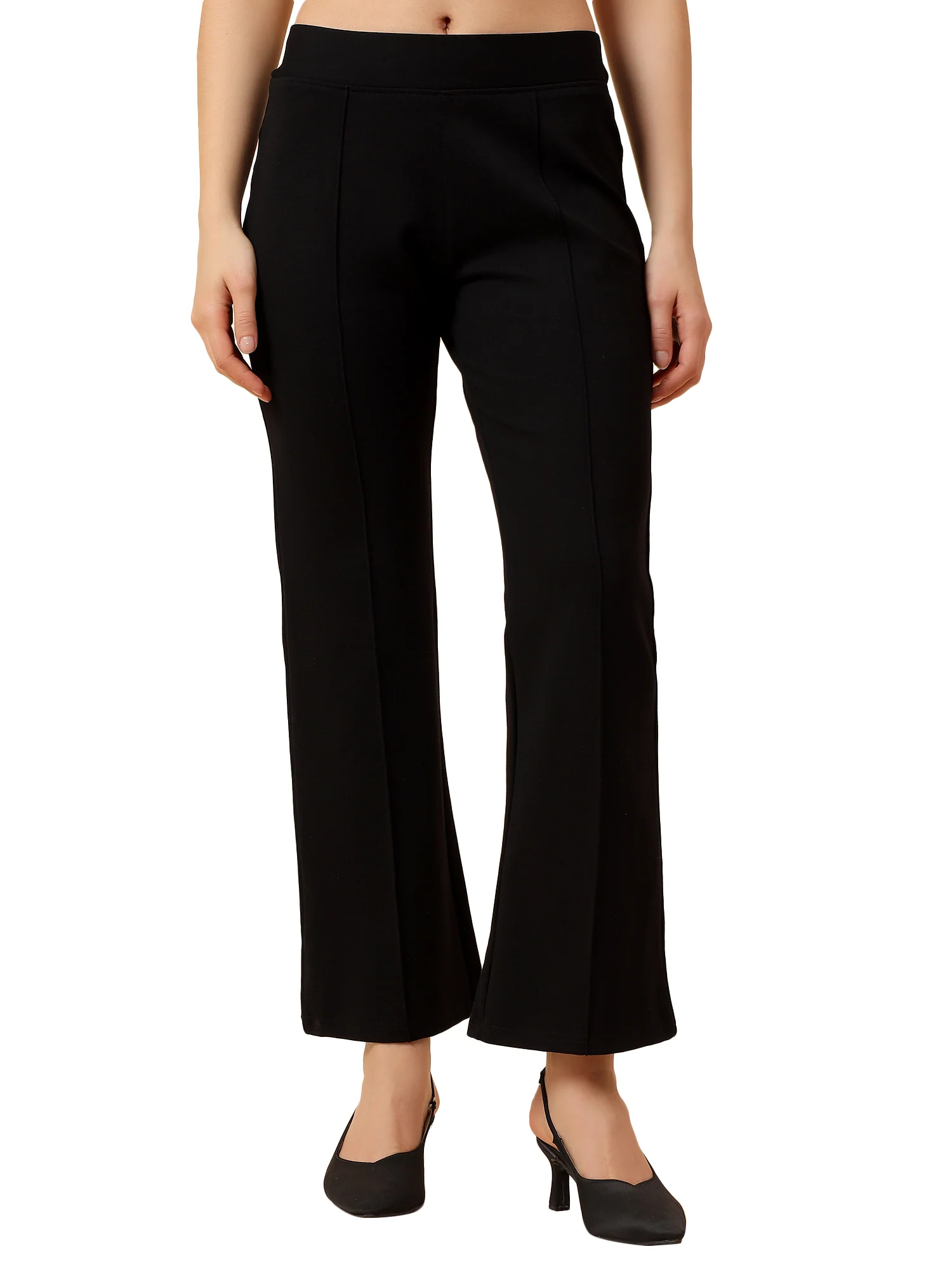 Jegging for Women | Breathable & Soft with Color Fastness Regular Fit Knitted Fabric Solid Pattern Elasticated - Image 9