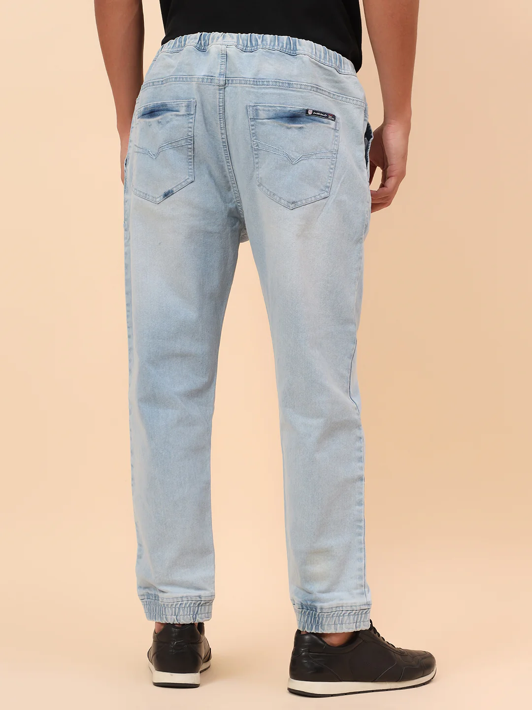 Jogger for Men | Breathable & Soft with Color Fastness Smart Fit Cotton Blend Solid Pattern Drawstring Closure - Image 7