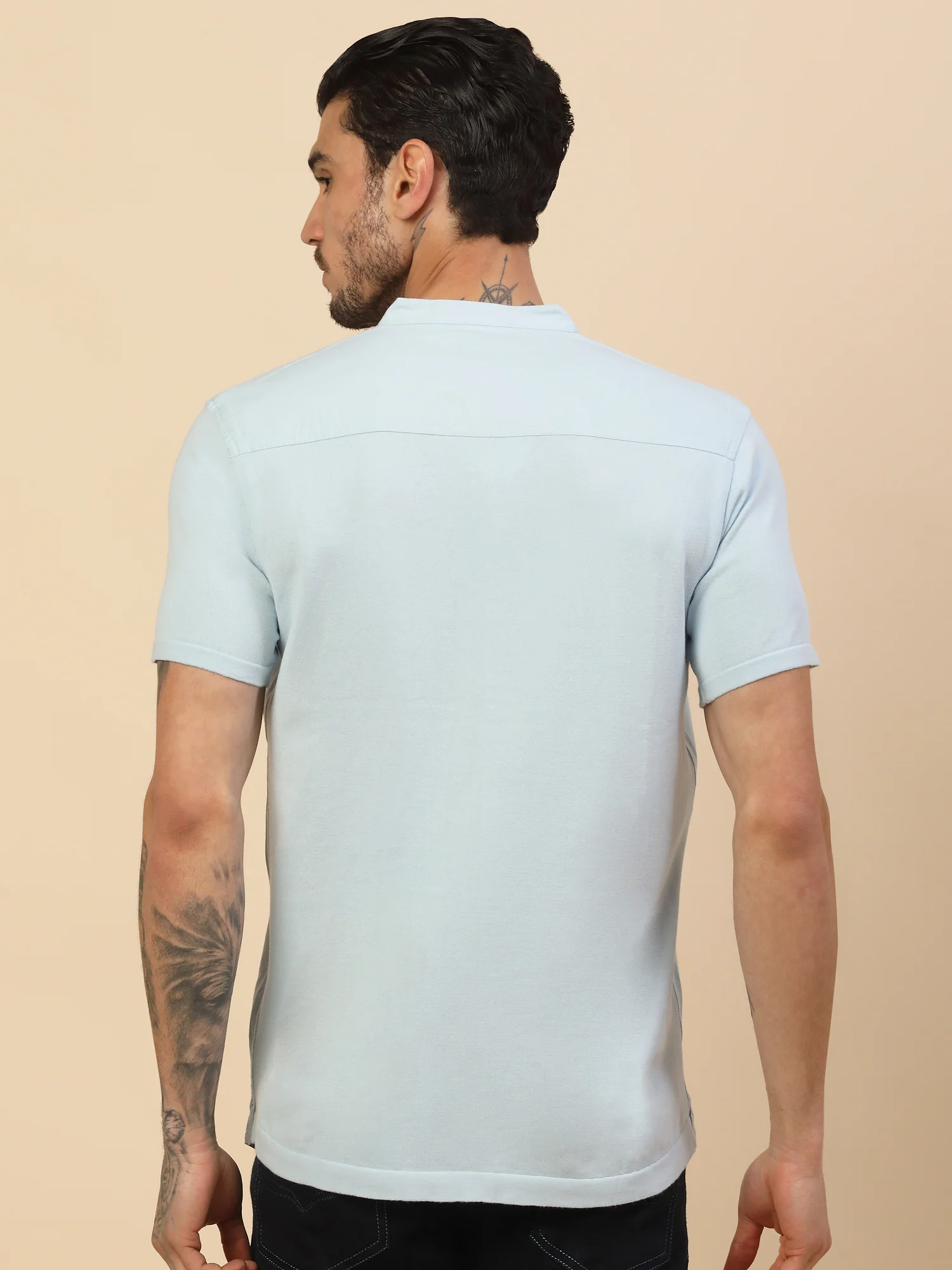 Kurta Shirt for Men l Breathable & Soft with Color Fastness Regular Fit - Image 2