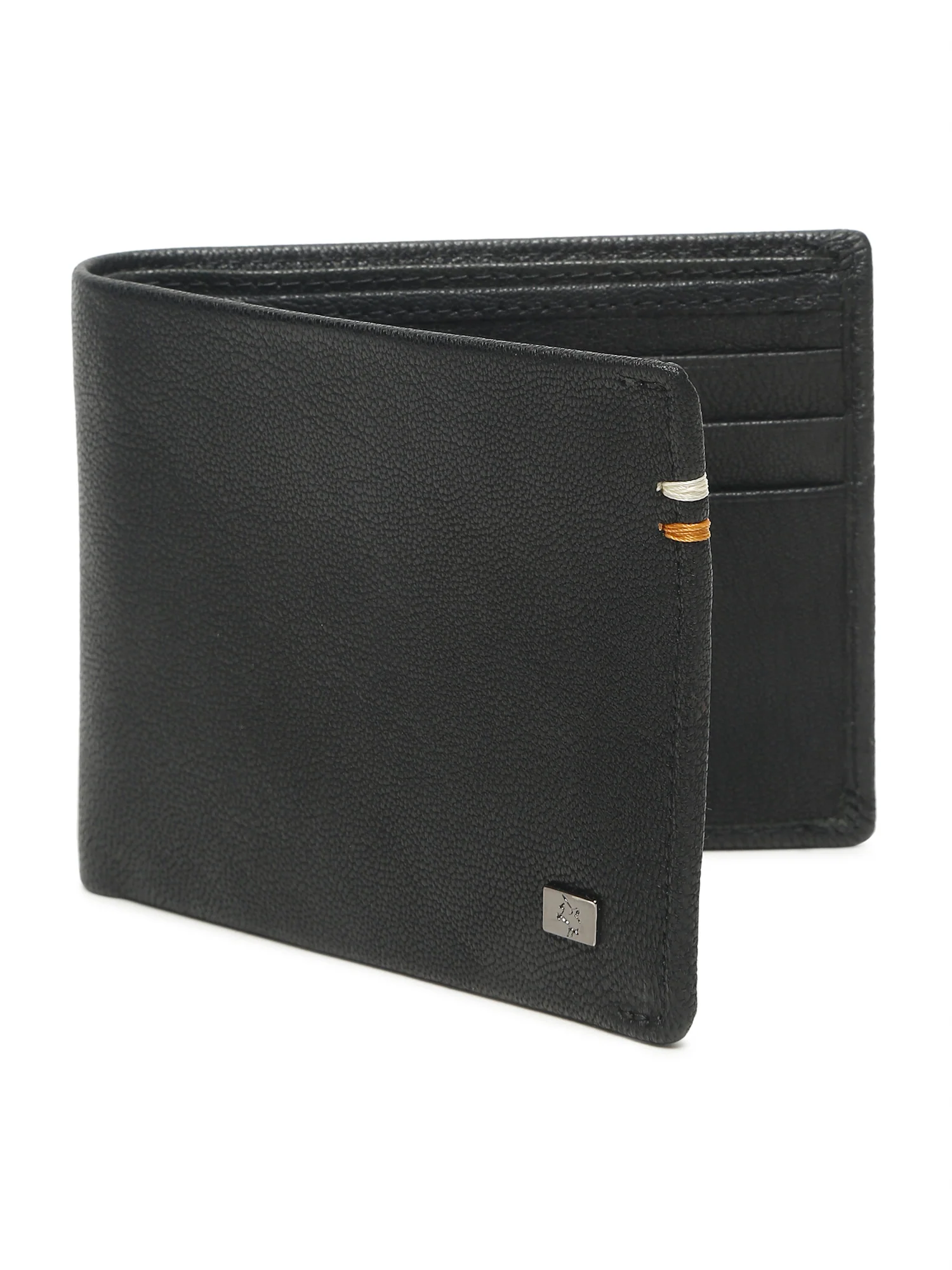 Men Black Bifold Wallet - Image 4
