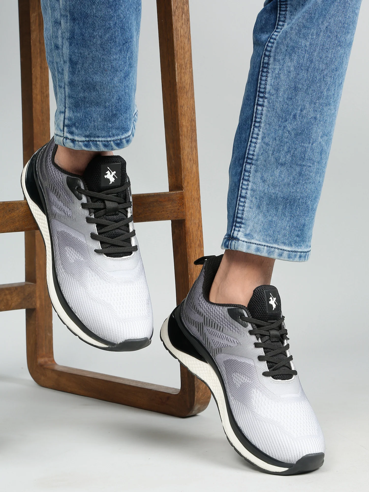 Casual Sports Shoes for Men | Lightweight & Comfortable with Cushioned Insole Mesh Upper Phylon Sole Lace Up Closure - Image 5