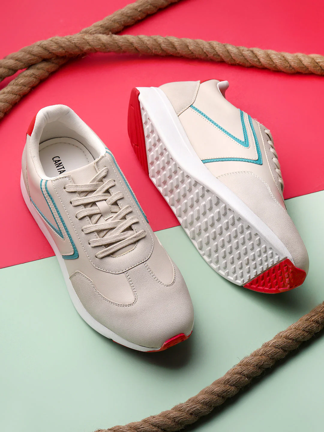 Casual Sneaker Shoes for Men | Lightweight & Comfortable with Cushioned Insole Polyurethane (PU) Upper Ethylene Vinyl Acetate Sole Lace Up Closure - Image 6