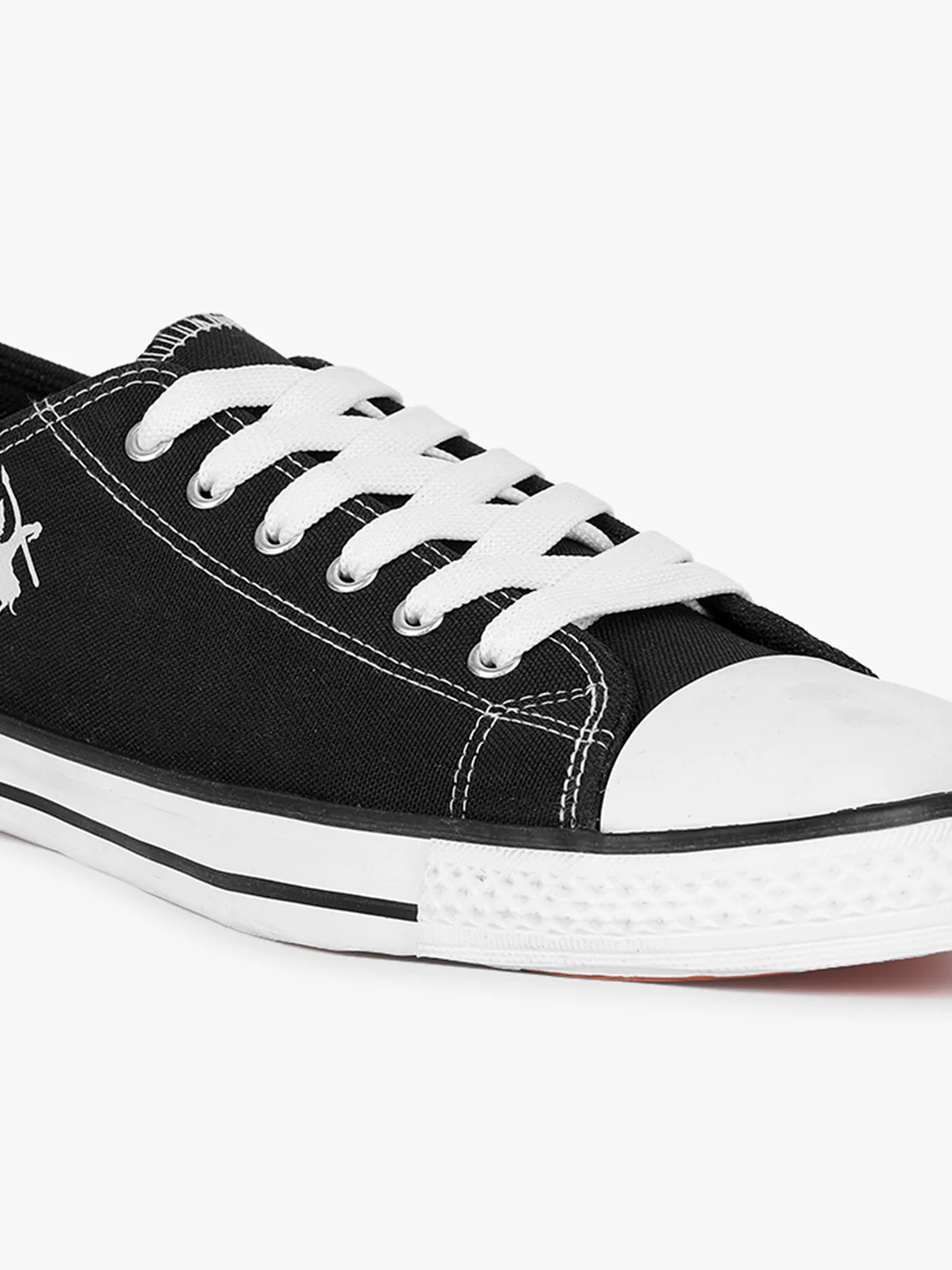 Casual Sneaker Shoes for Men | Lightweight & Comfortable with Cushioned Insole Canvas Upper Rubber Sole Lace Up Closure - Image 2