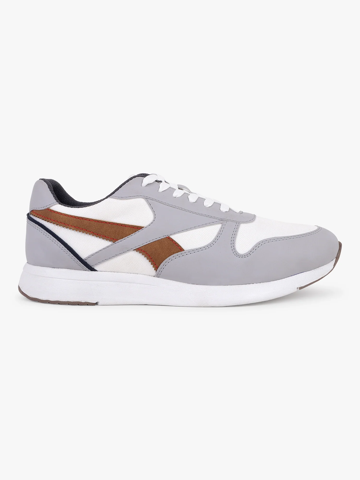 Casual Sneaker Shoes for Men | Lightweight & Comfortable with Cushioned Insole Polyurethane (PU) Upper Ethylene Vinyl Acetate Sole Lace Up Closure - Image 3