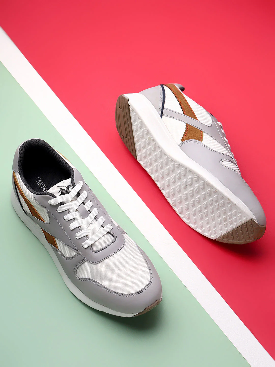 Casual Sneaker Shoes for Men | Lightweight & Comfortable with Cushioned Insole Polyurethane (PU) Upper Ethylene Vinyl Acetate Sole Lace Up Closure - Image 6