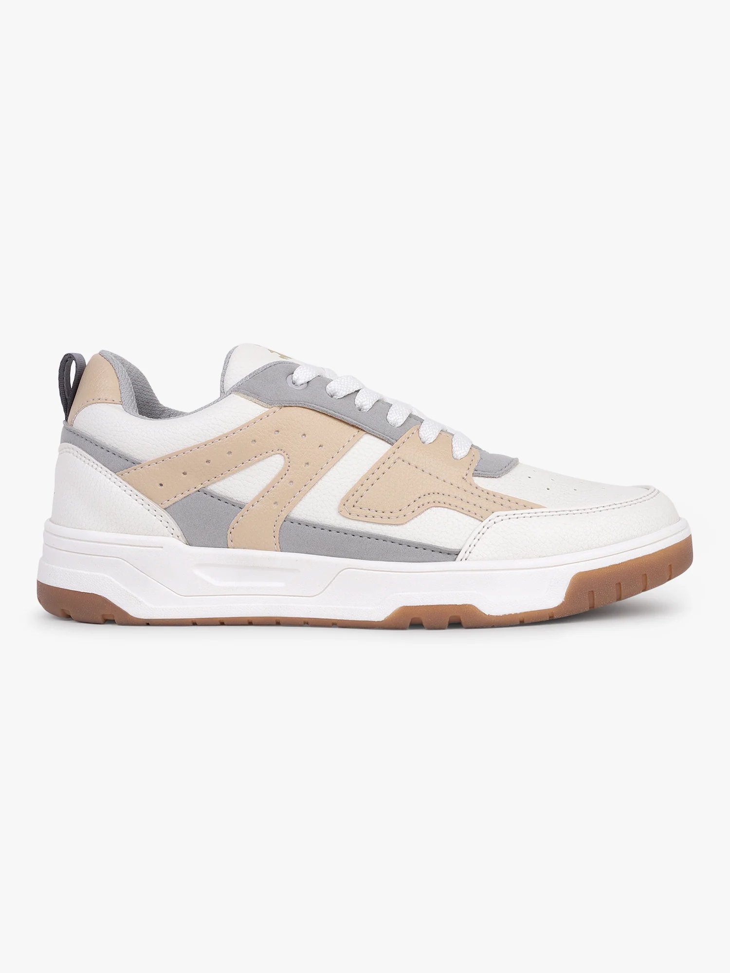 Casual Sneaker Shoes for Men | Lightweight & Comfortable with Cushioned Insole Polyurethane (PU) Upper TPR Sole Lace Up Closure - Image 3