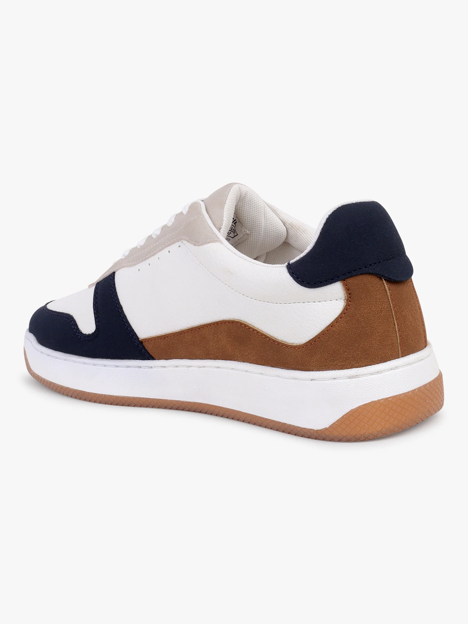 Casual Sneaker Shoes for Men | Lightweight & Comfortable with Cushioned Insole Polyurethane (PU) Upper TPR Sole Lace Up Closure - Image 4