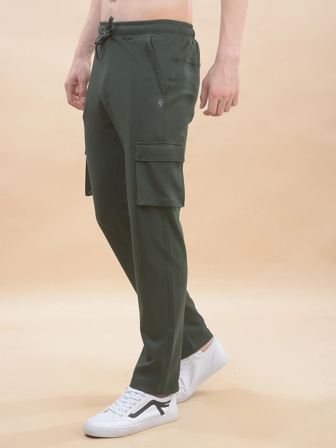 Men Lightweight Cotton Blend Cargo Pants - Regular Fit | Casual & Travel Wear - Image 4