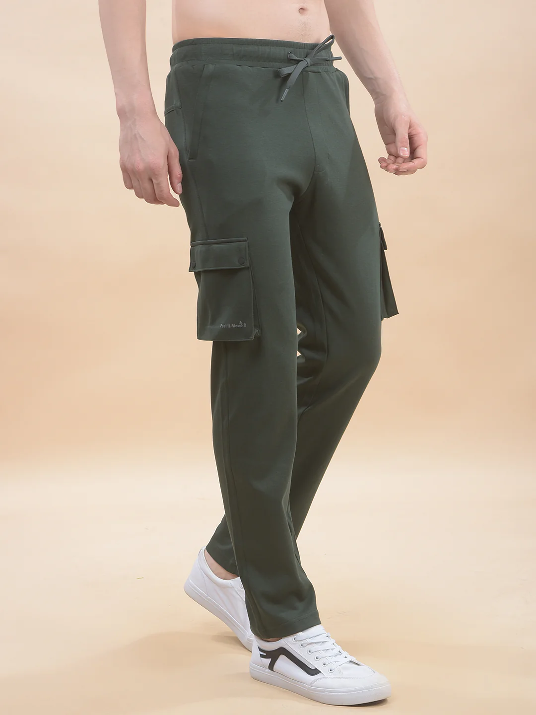 Men Lightweight Cotton Blend Cargo Pants - Regular Fit | Casual & Travel Wear - Image 5
