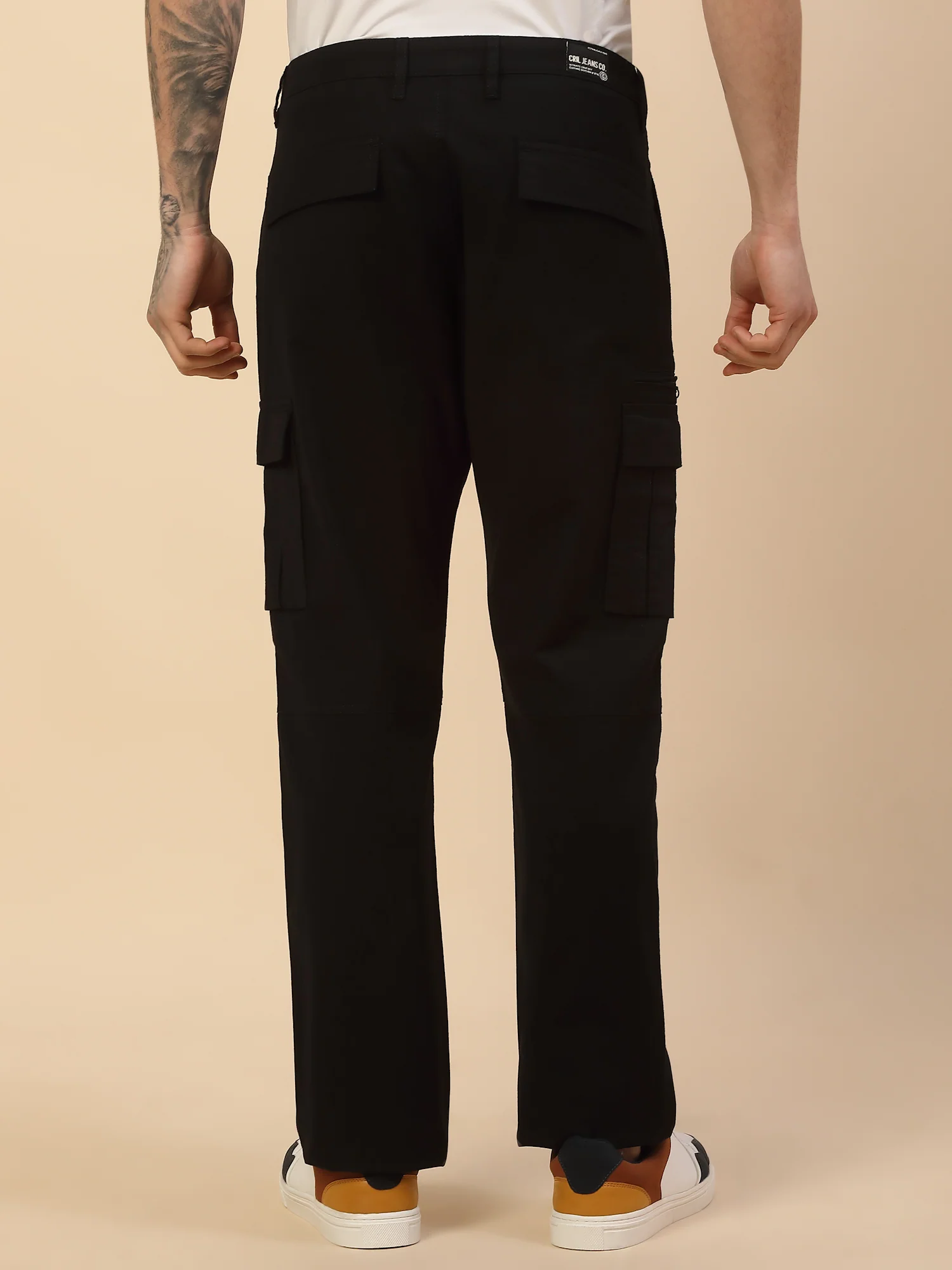 Men Lightweight Cotton Blend Cargo Pants - Straight Fit | Casual & Travel Wear | Cotton Blend - Image 6