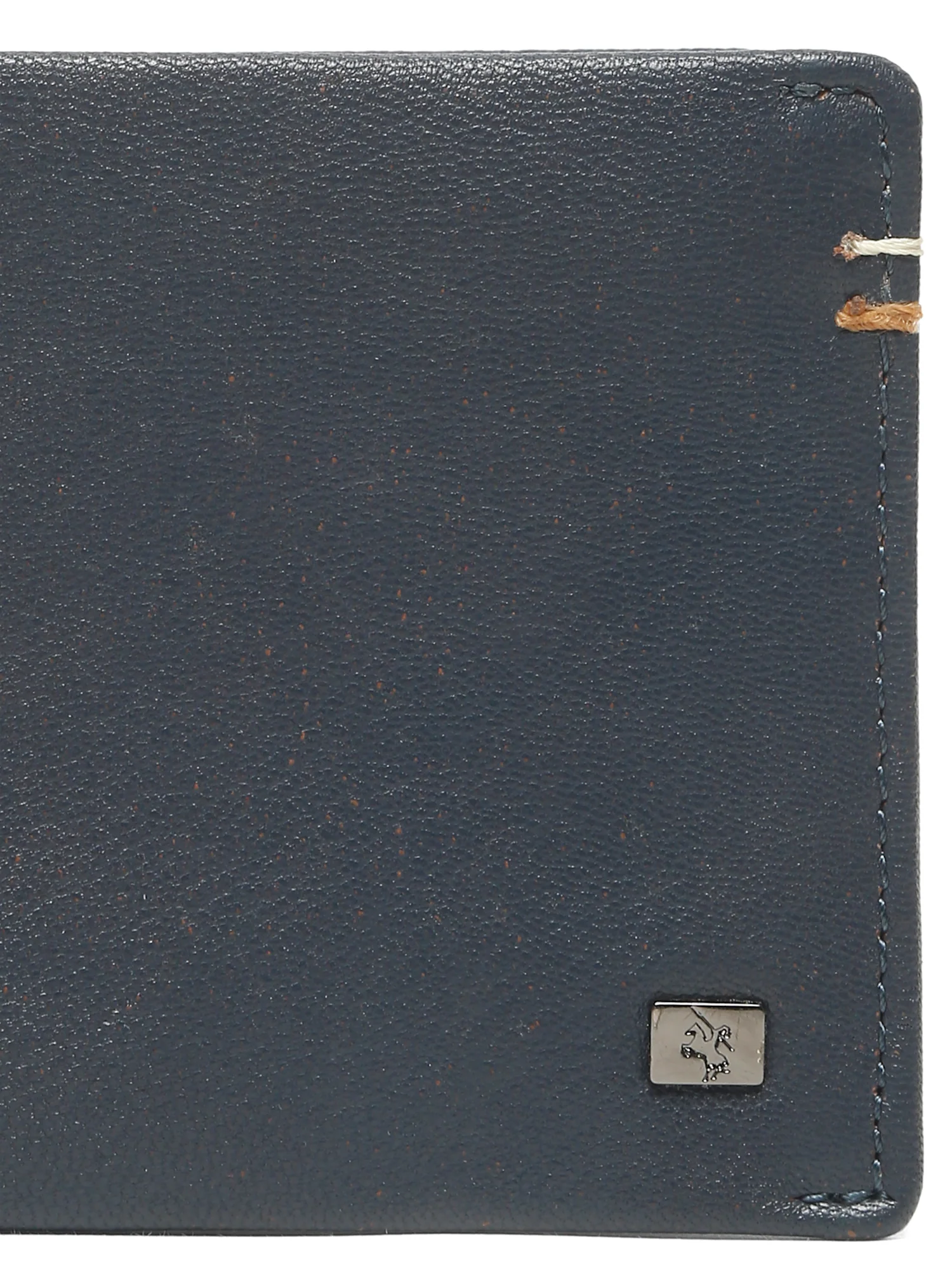 Men Navy Blue Bifold Wallet - Image 4