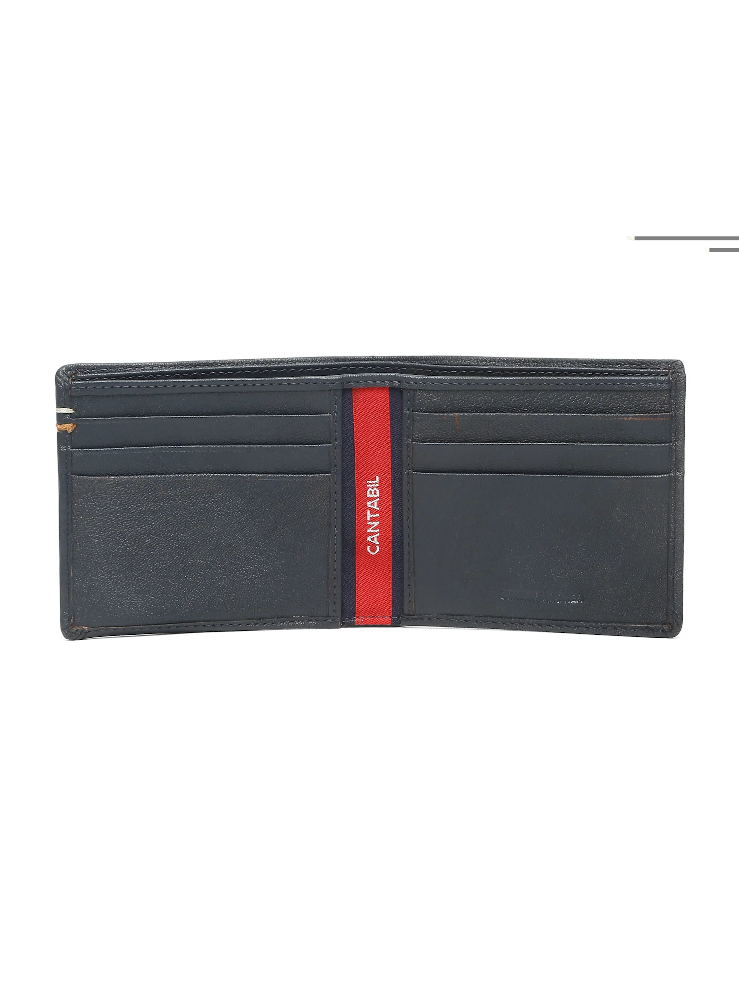 Men Navy Blue Bifold Wallet - Image 7