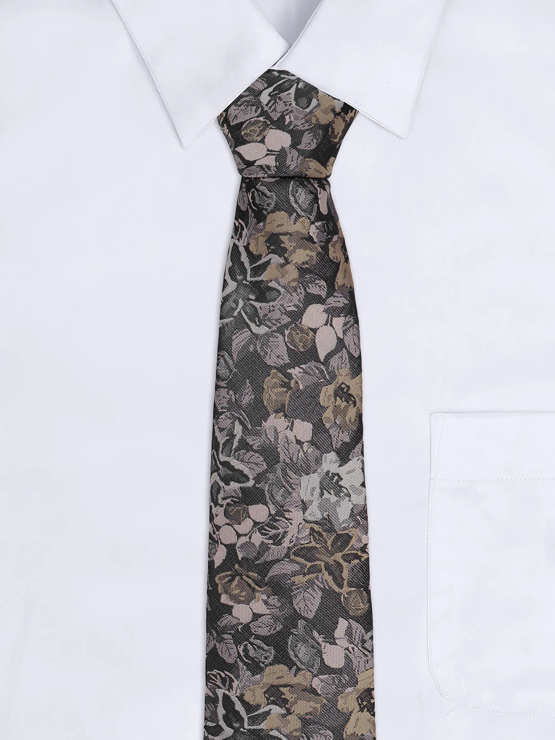 Men Onion Printed Tie With Pocket Square - Image 8