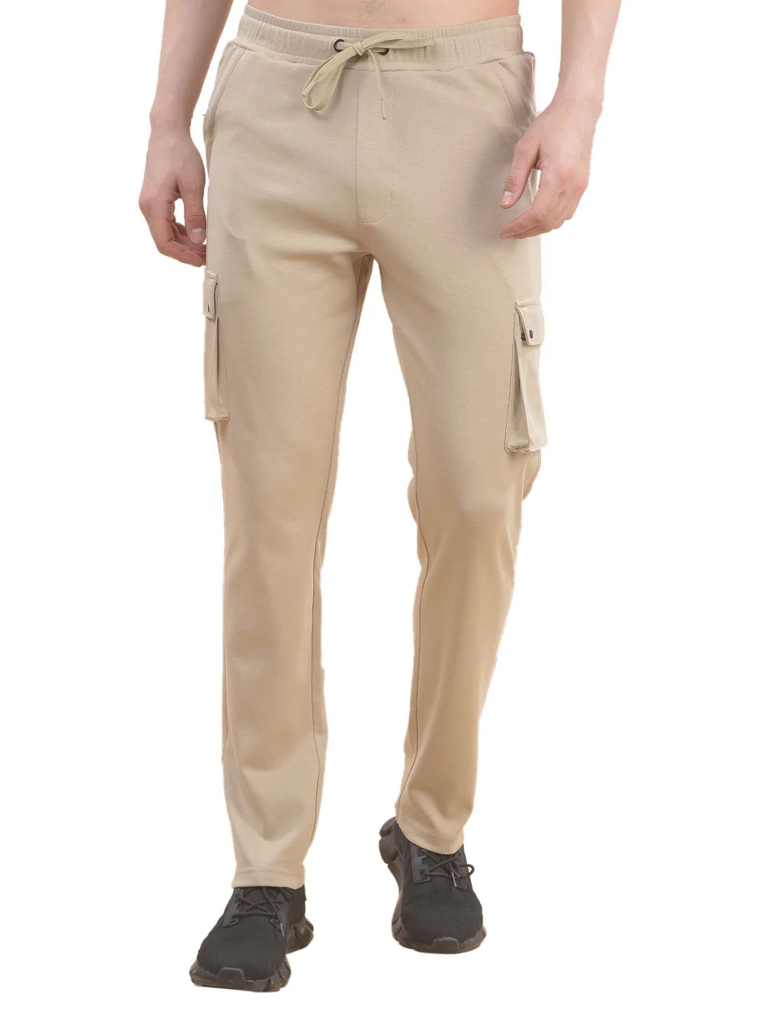 Men Lightweight Cotton Blend Cargo Pants - Regular Fit | Casual & Travel Wear - Image 2