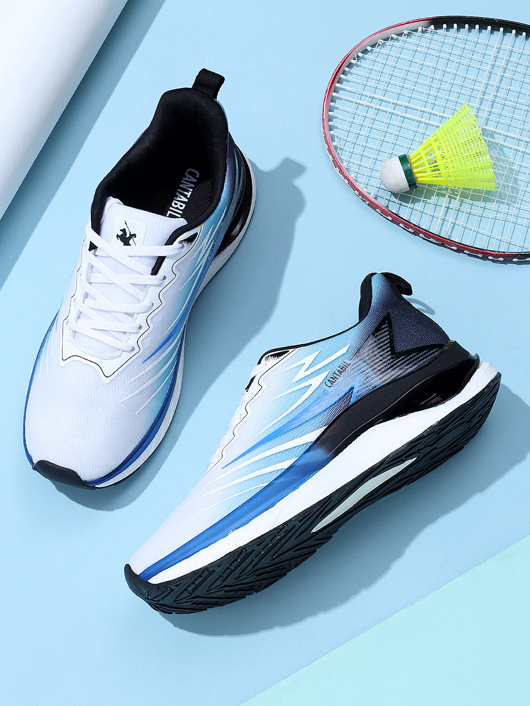 Casual Sports Shoes for Men | Lightweight & Comfortable with Cushioned Insole Mesh Upper Phylon Sole Lace Up Closure - Image 5