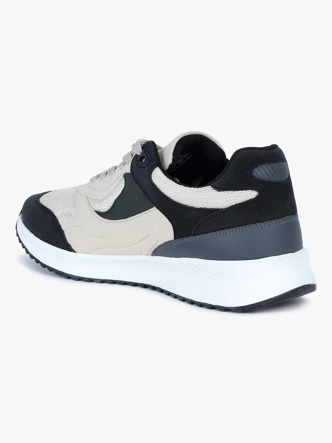 Casual Sports Shoes for Men | Lightweight & Comfortable with Cushioned Insole PU Upper Phylon Sole Lace Up Closure - Image 4