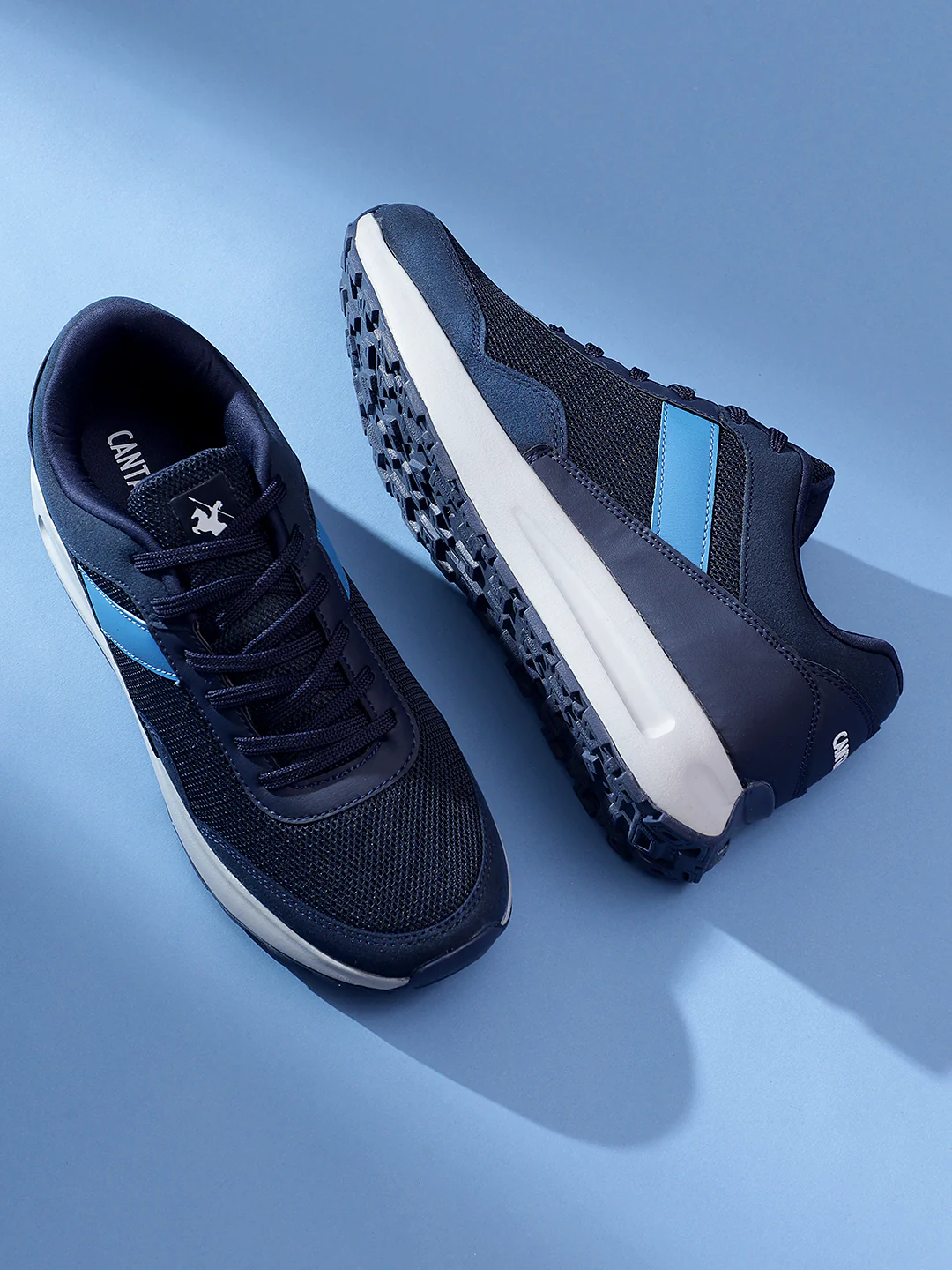 Casual Sports Shoes for Men | Lightweight & Comfortable with Cushioned Insole Mesh Upper Phylon Sole Lace Up Closure