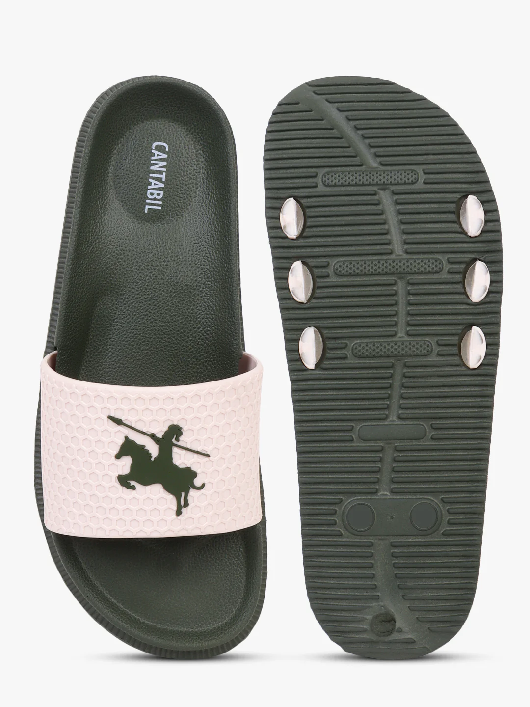 Casual Sliders for Men | Lightweight & Comfortable with Cushioned Insole PVC Upper EVA Sole Slip on Closure. - Image 2