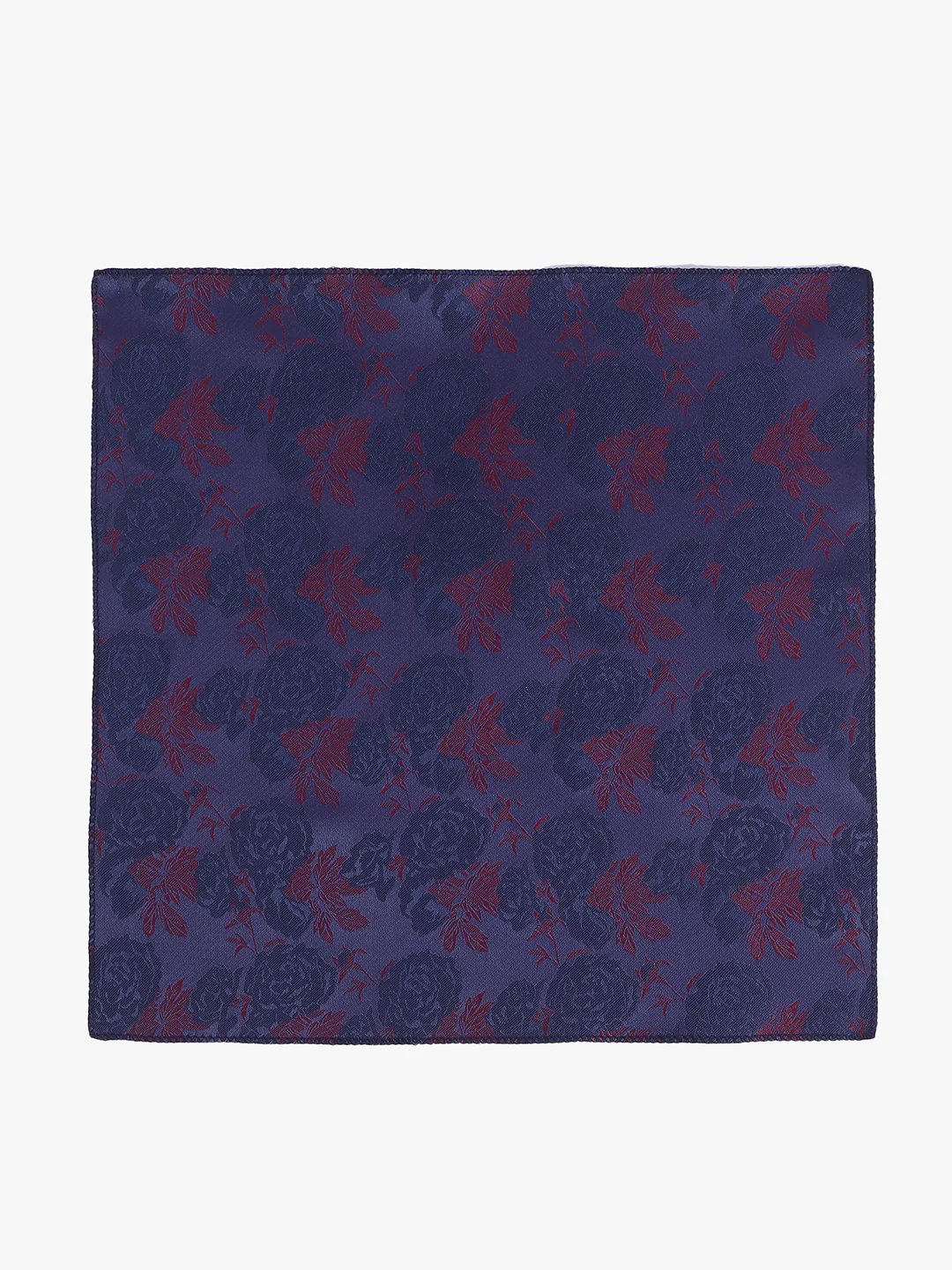 Men's Brown Printed Tie With Pocket Square Set - Image 5