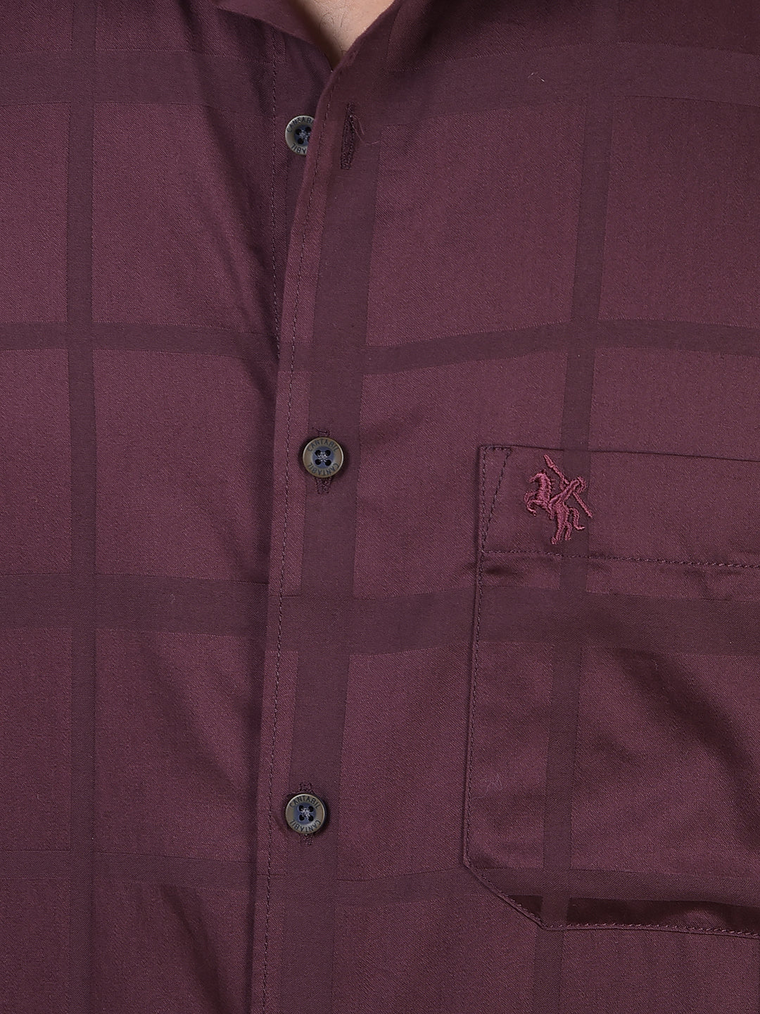 Casual Shirt for Men | Breathable & Soft with Color Fastness Regular Fit Spread Collar Neck Cotton Fabric Checkered Pattern - Image 6