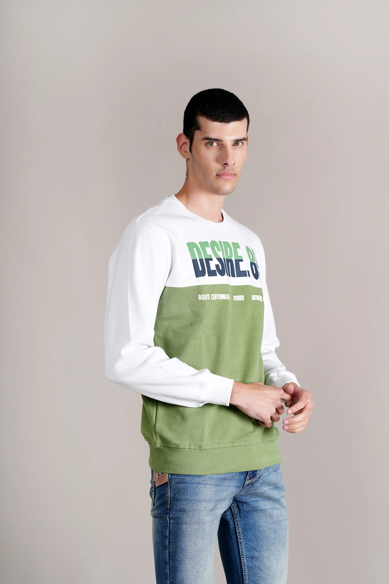 T-Shirt for Men | Breathable & Soft with Color Fastness Regular Fit Round Neck Poly Cotton Fabric Printed Pattern - Image 3
