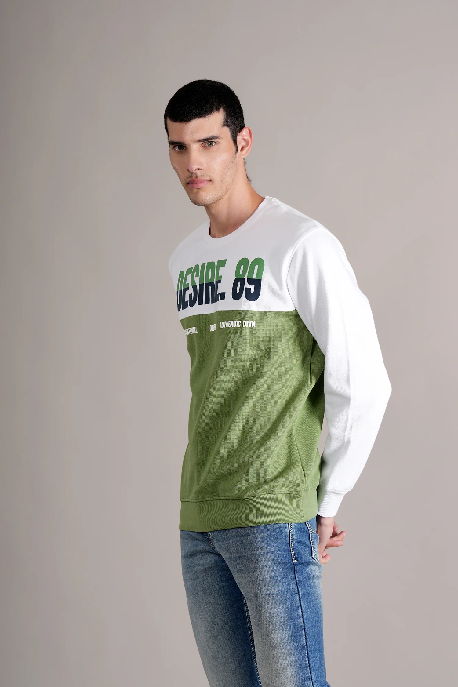 T-Shirt for Men | Breathable & Soft with Color Fastness Regular Fit Round Neck Poly Cotton Fabric Printed Pattern - Image 4