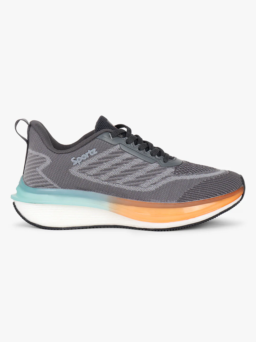 Casual Sports Shoes for Men | Lightweight & Comfortable with Cushioned Insole Knitted Upper Phylon Sole Lace Up Closure - Image 2