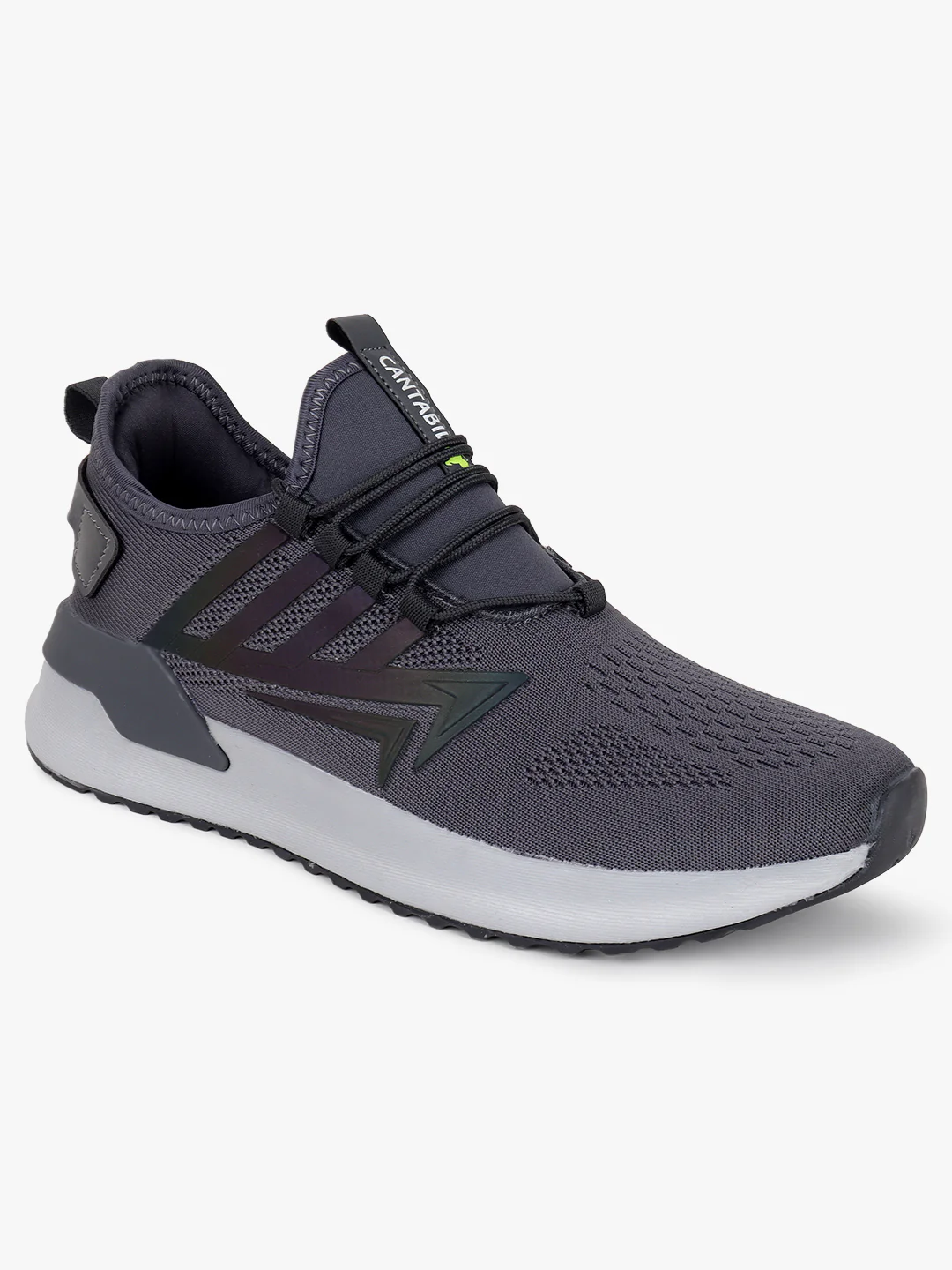 Casual Sports Shoes for Men | Lightweight & Comfortable with Cushioned Insole Knitted Upper Phylon Sole Lace Up Closure - Image 2