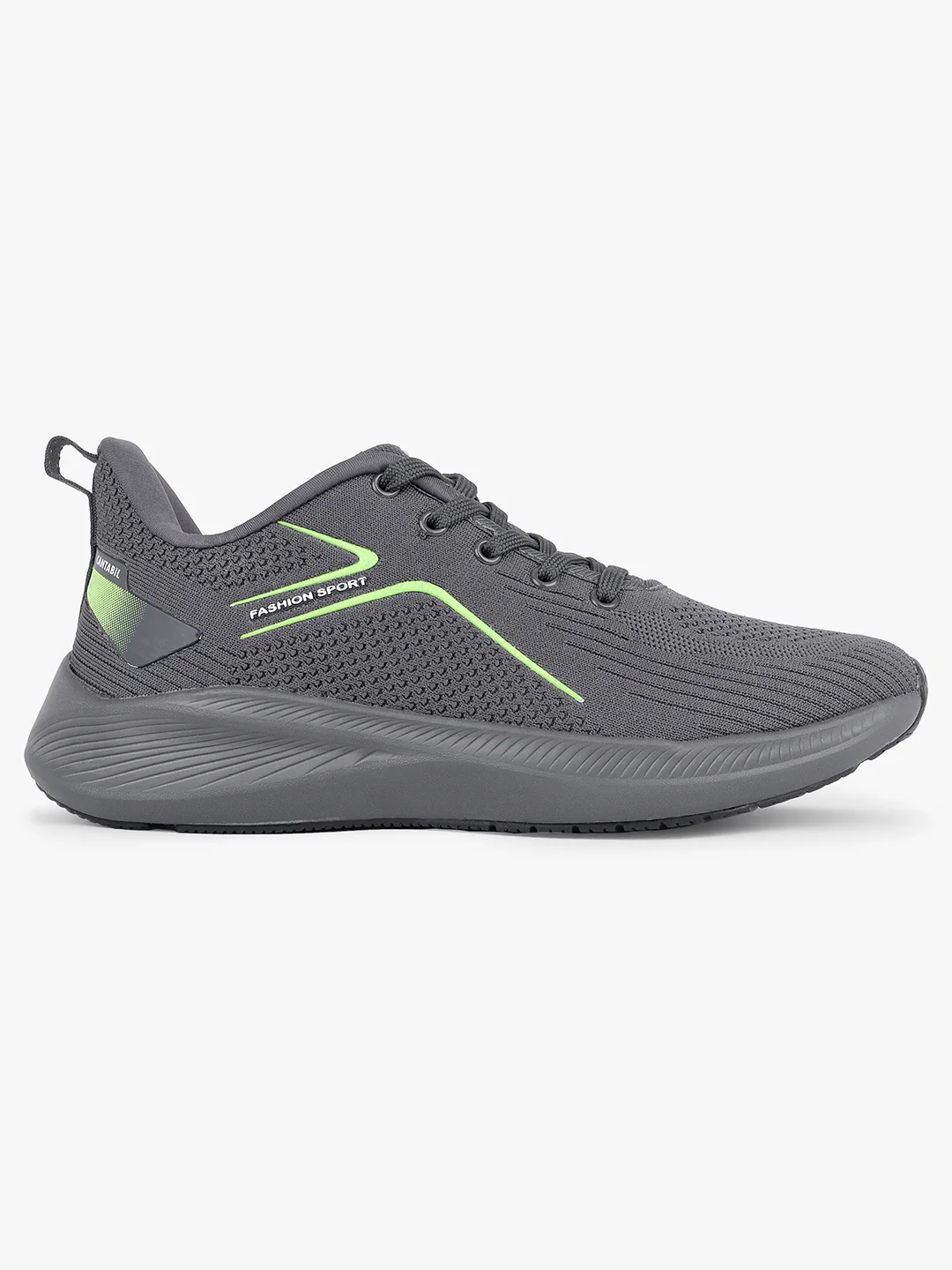 Casual Sports Shoes for Men | Lightweight & Comfortable with Cushioned Insole Knitted Upper Phylon Sole Lace Up Closure - Image 2